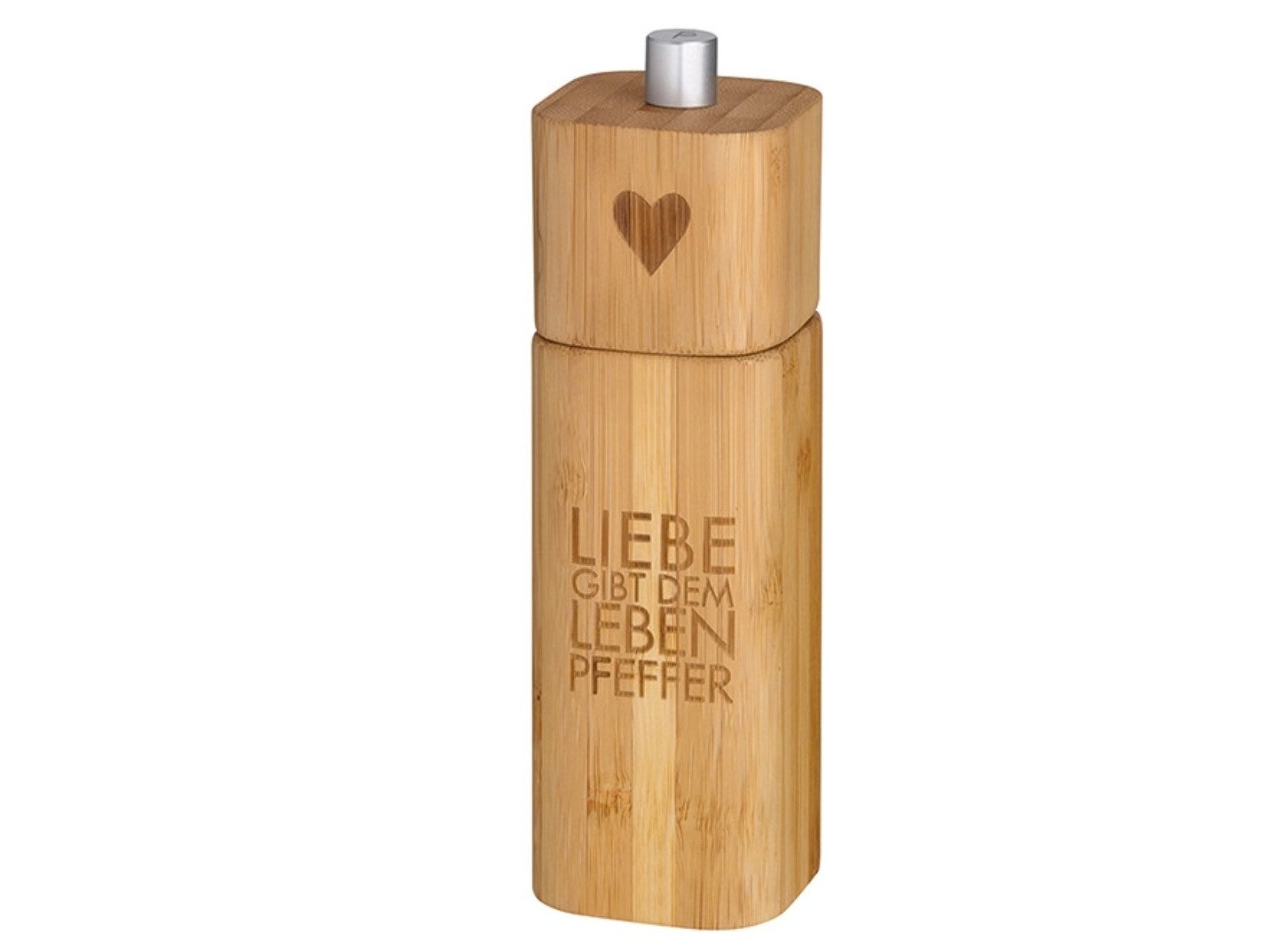 Räder Pfeffermühle Pfeffermühle Liebe gibt dem Leben Pfeffer 15cm