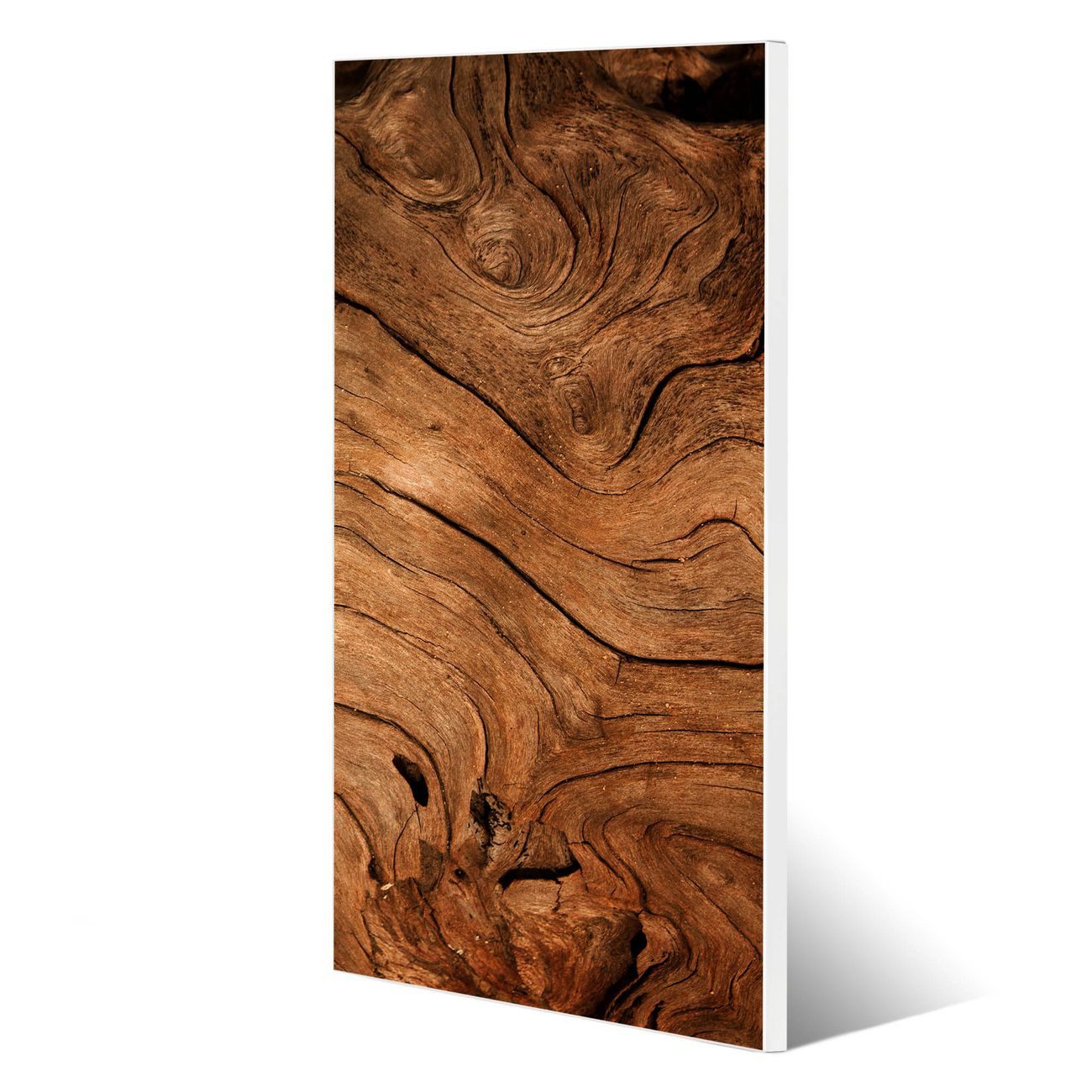 banjado Magnettafel Stahl Trockenes Holz, (inkl. 4 Magnete, Stahlmagnettafel)