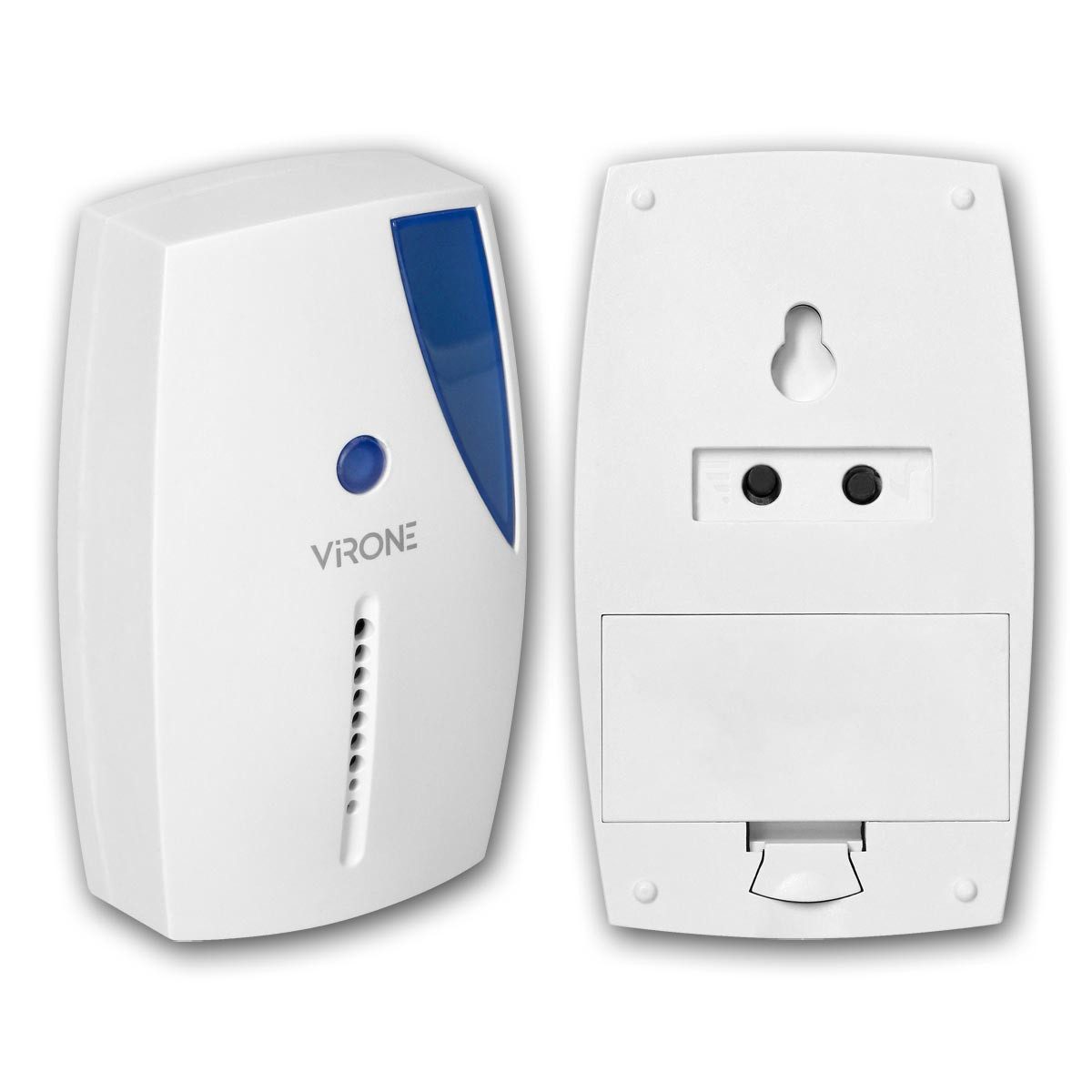 Virone Bewegungsmelder Funk-Durchgangsmelder, 36 Töne, PIR-Sensor, 90dB