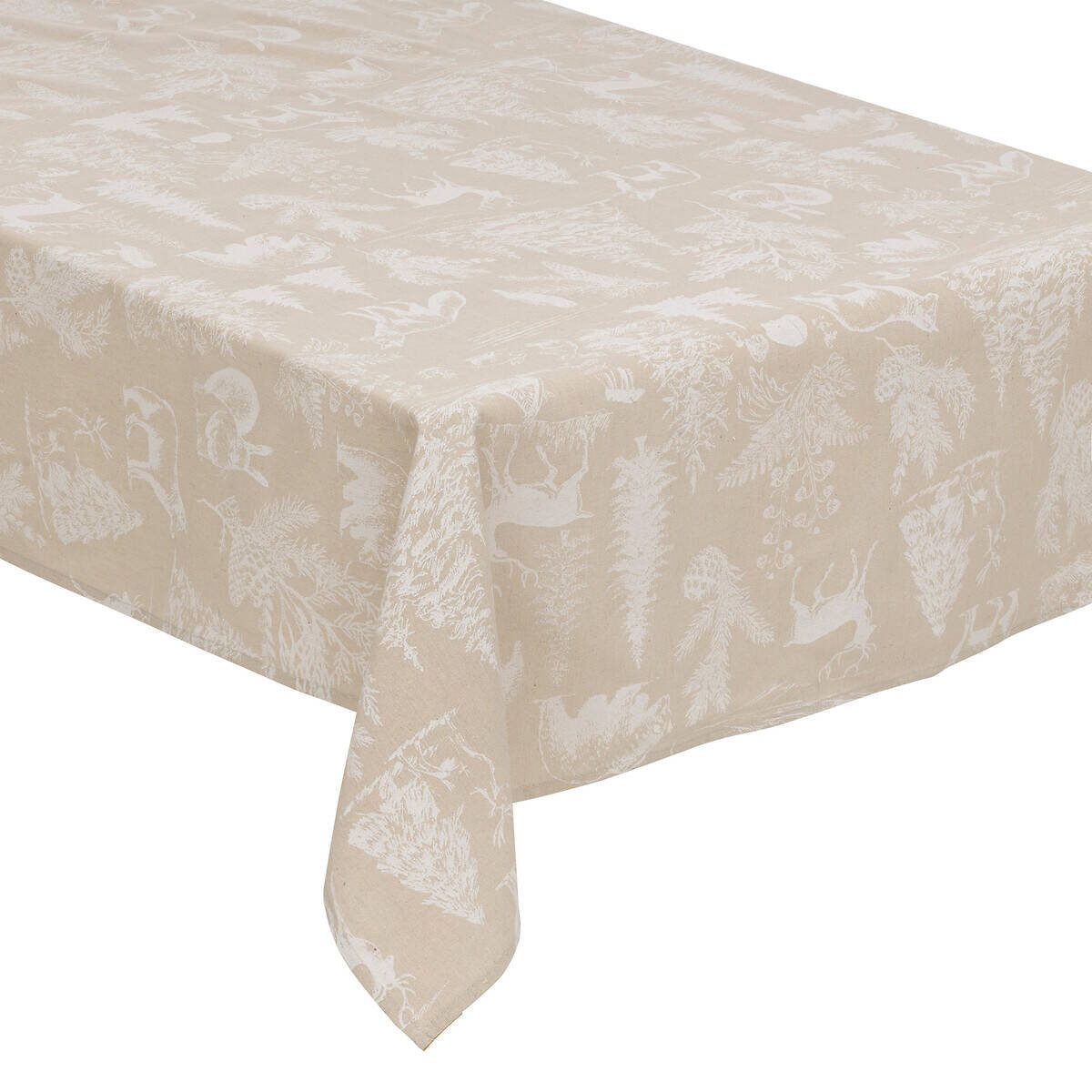 Atmosphera Créateur d'intérieur Tischdecke Tischdecke mit Tiermotiv, beige, 140 x 360 cm (Tischdecken 1-tlg)