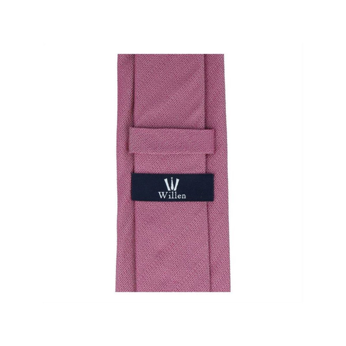 (1-St) WILLEN Krawatte rosa rost