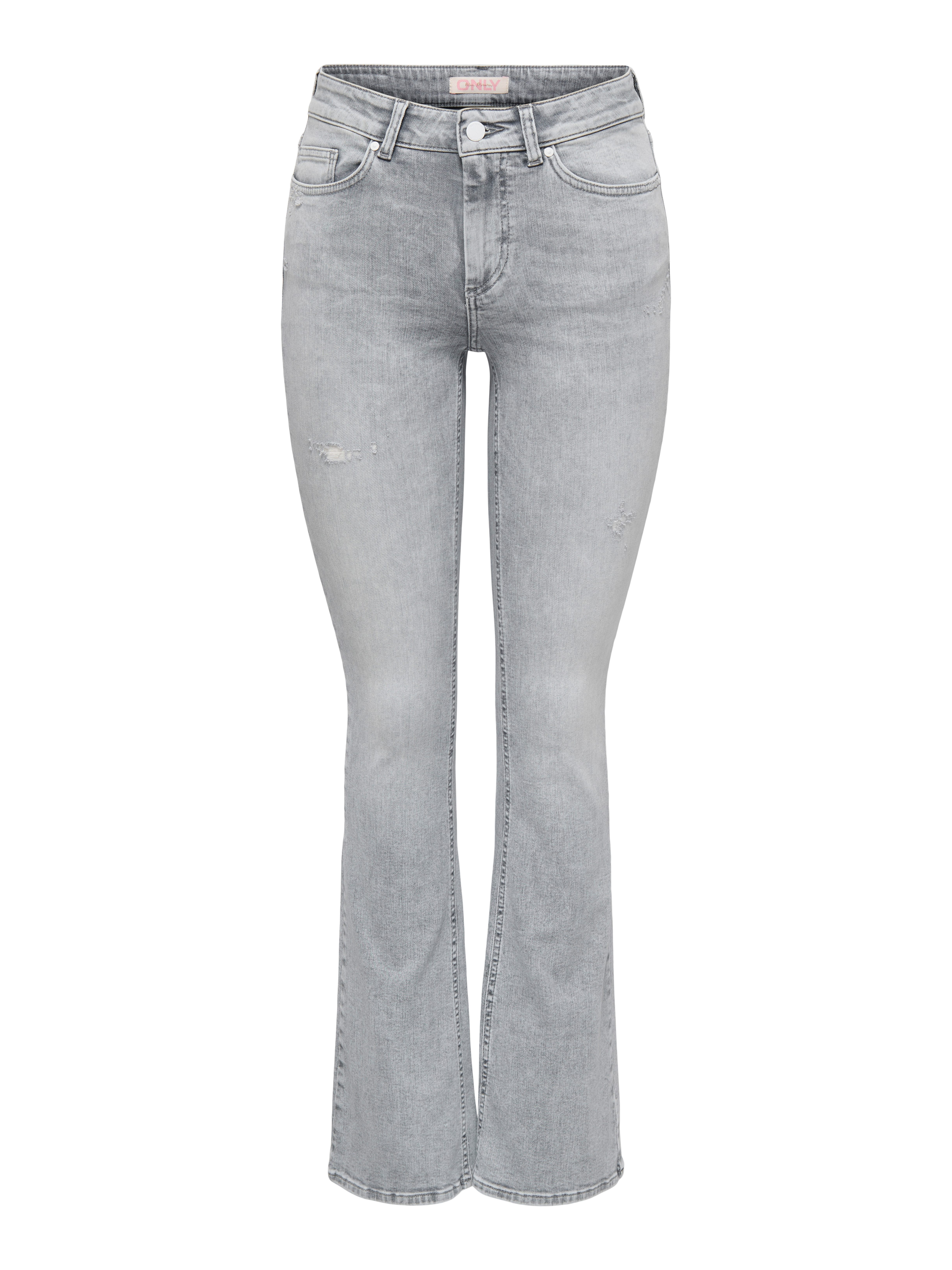 ONLY Bootcut-Jeans ONLBLUSH MID WAIST FLARED DNM REA1099 mit dezentem Used- günstig online kaufen