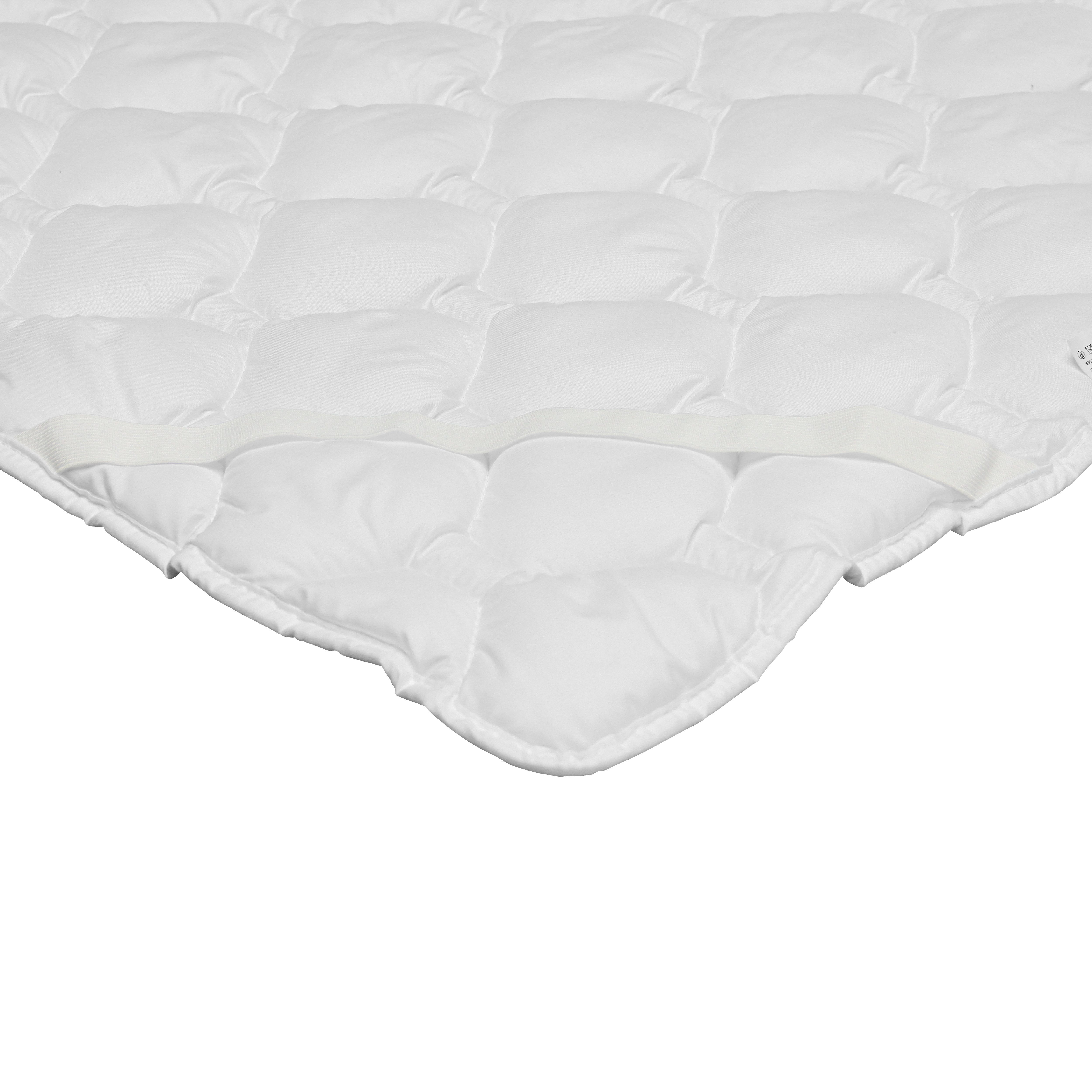 Matratzenauflage Medibett Spannunterbett, in 90x200 cm, 140x200 cm und weiteren Größen Beco, mit Baumwoll oder Polyester Bezug, allergiker geeignet – Bild 4 von 5