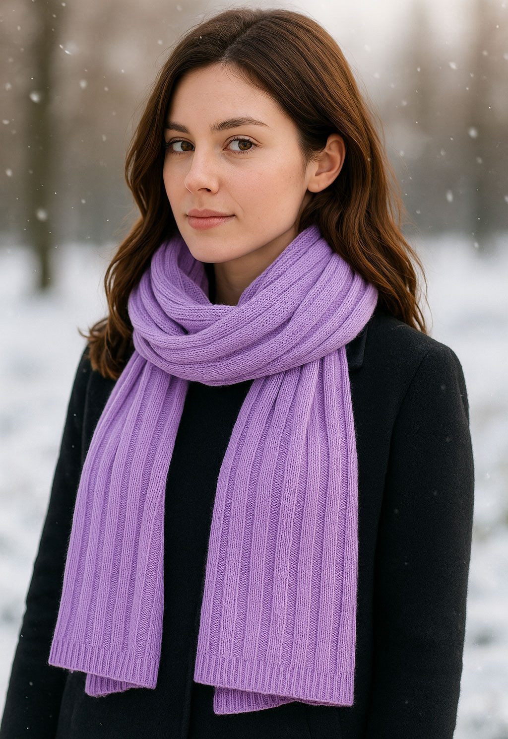 Faera Strickschal, (1-St), Winterschal Strickschal für Damen und Herren Schal Strick Winter