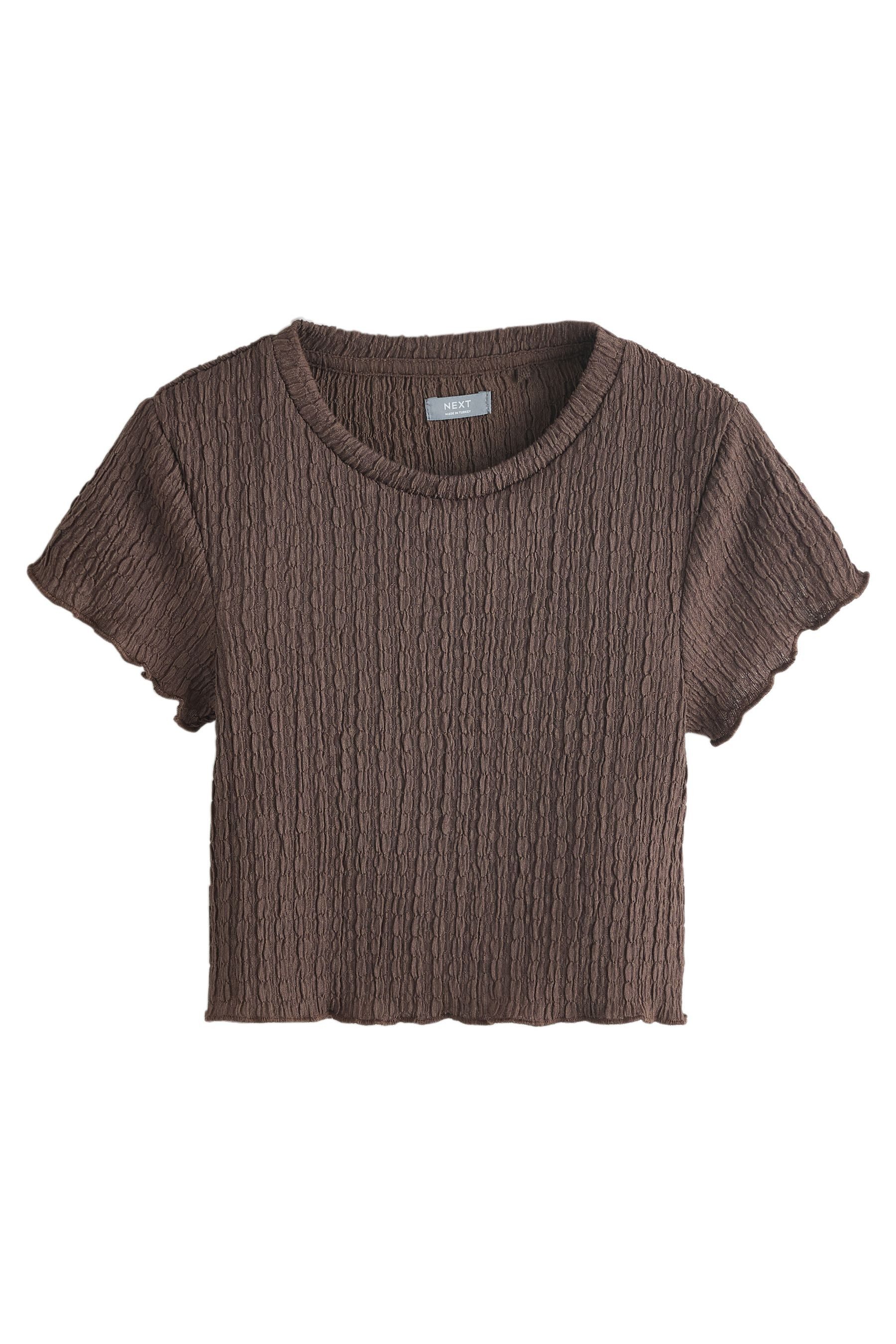 T-Shirt Strukturiertes T-Shirt