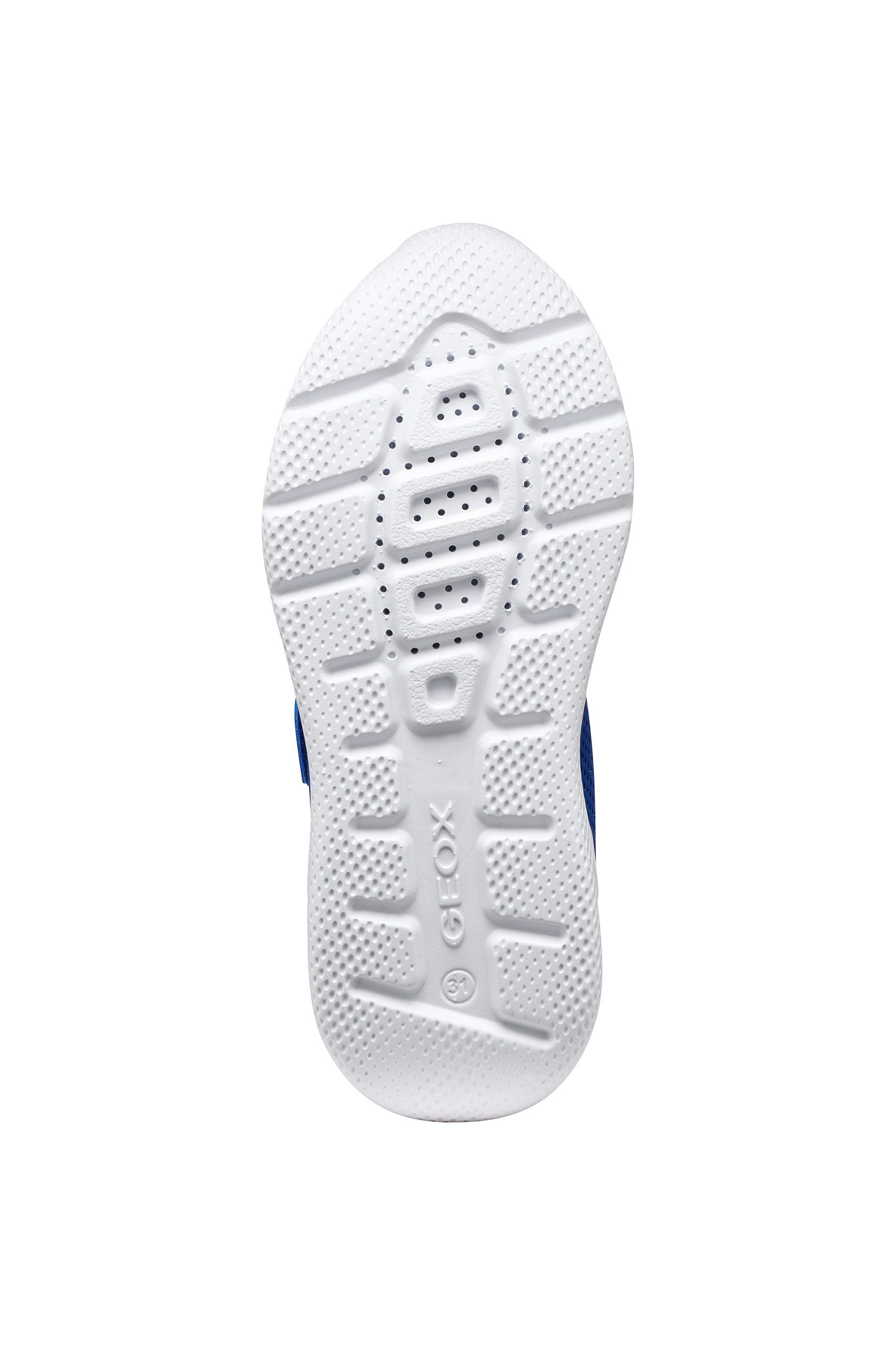 Geox J SPRINTYE BOY Sneaker Halbschuh mit bunten Besätzen, Größenschablone zum Download