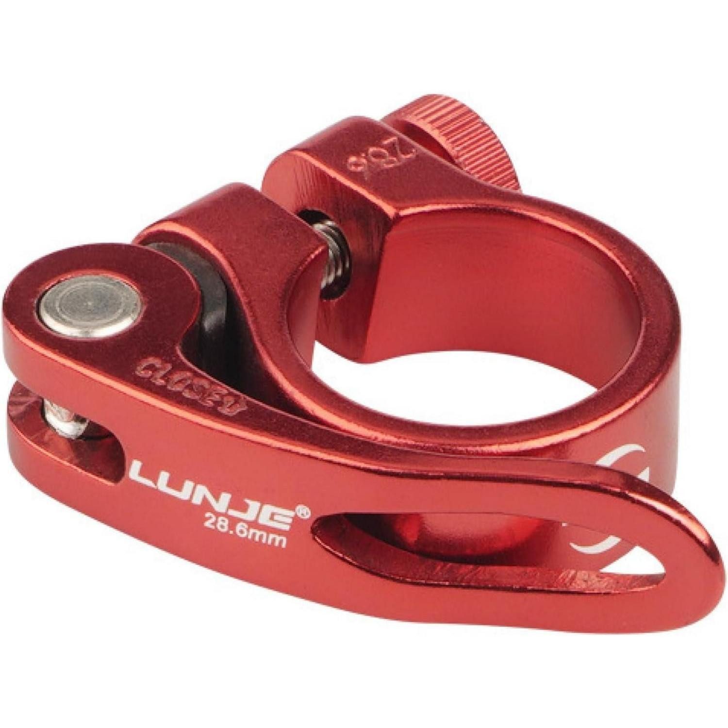 LuxusKollektion Sattelklemmring Sattelklemme 28,6mm 31,8mm MTB Rennrad 34.9mm Rot