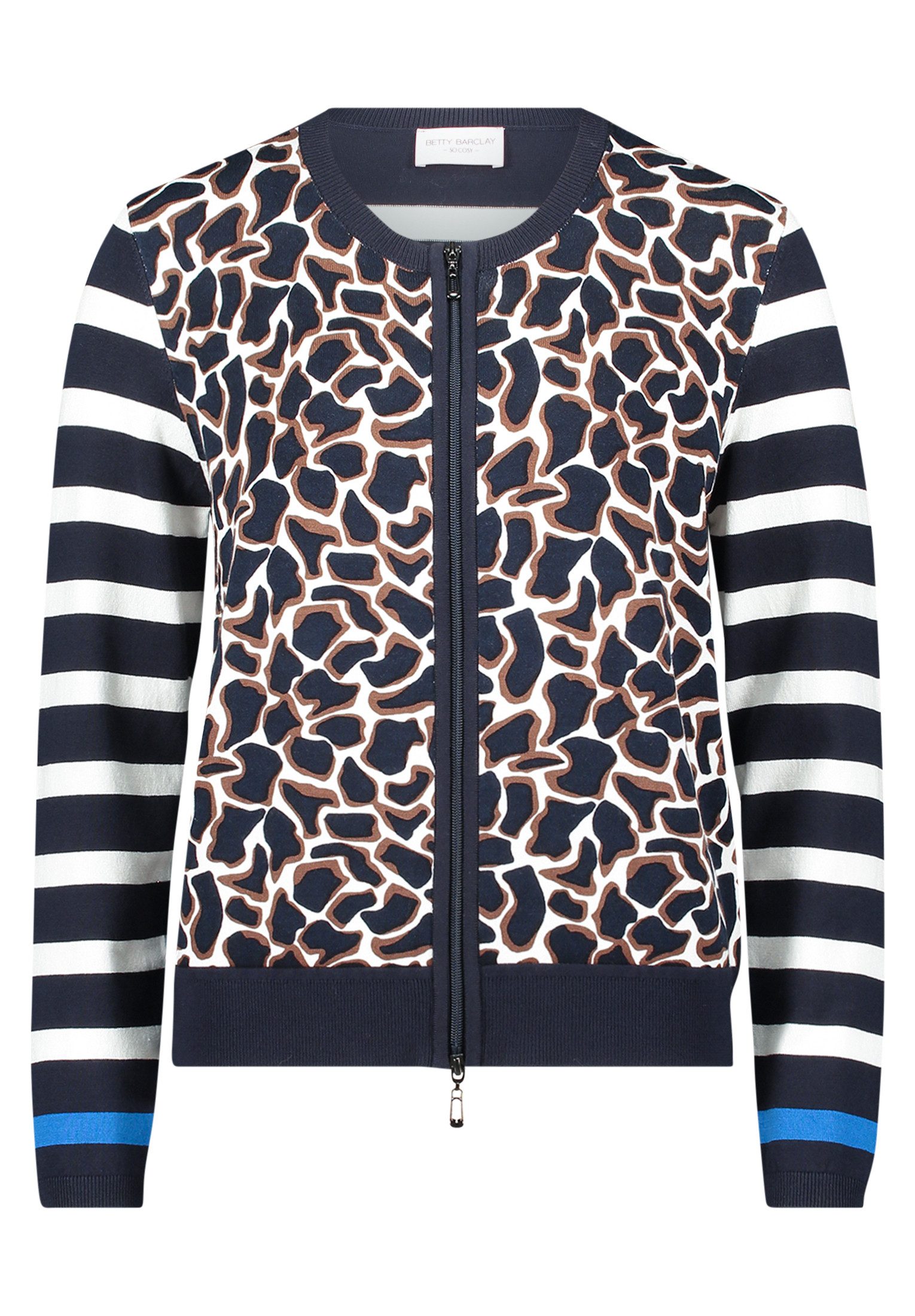 Betty Barclay Strickjacke Damen mit Aufdruck (1-tlg)