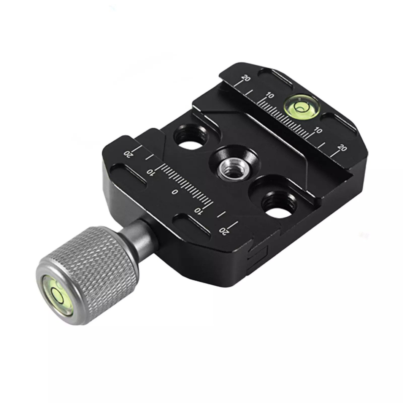 BEXIN Aluminum 50mm Schnellwechselplatte Klemme Adapter für DSLR-Stativ Kamerastativ