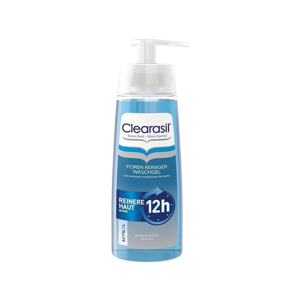 Clearasil Gesichtsreinigungsgel Poren Reiniger, 1-tlg., gegen Pickel, Mitesser & Unreinheiten für reinere Haut im Gesicht