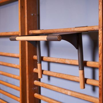 Sport-Thieme Sprossenwand Klimmzug-Dip-Stange, Erlaubt variantenreiches Kraft- und Muskelaufbautraining