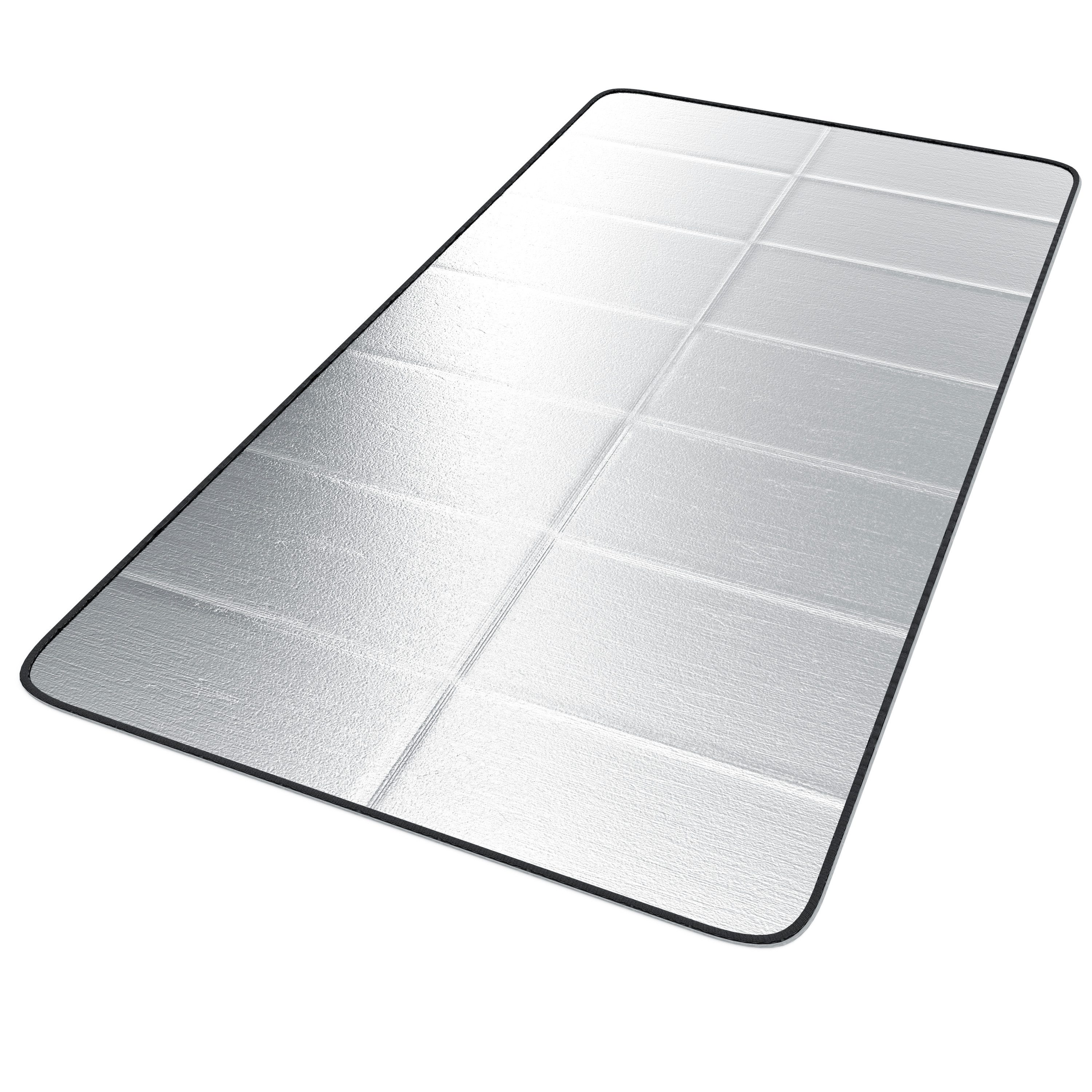 Brandson Isomatte faltbare Isoliermatte, Campingmatte, outdoor, wasserabweisend, (1-tlg), ultraleicht, Aluminium, EPE-Schaum, pflegeleicht, 2x1 m, 200x100 cm