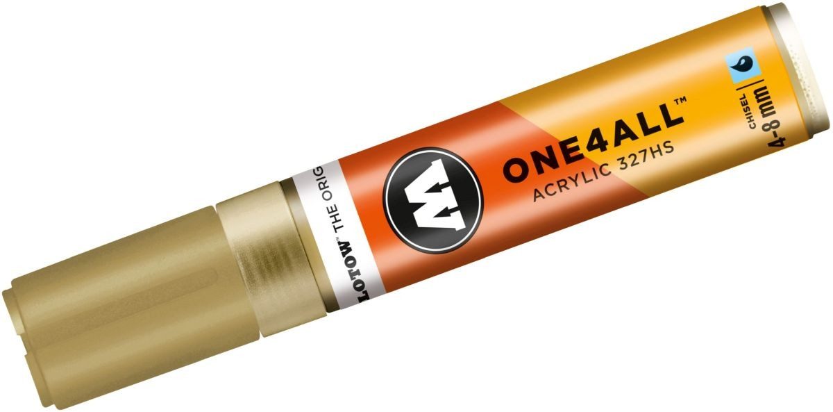 Permanentmarker Permanentmarker ONE4ALL 327 HS nachfüllbar 4-8 mm metallic gold