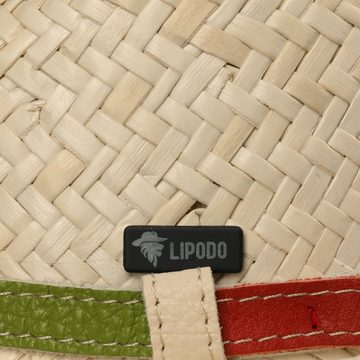 Lipodo Sonnenhut (1-St) Kinderhut mit Lederband, Made in Italy