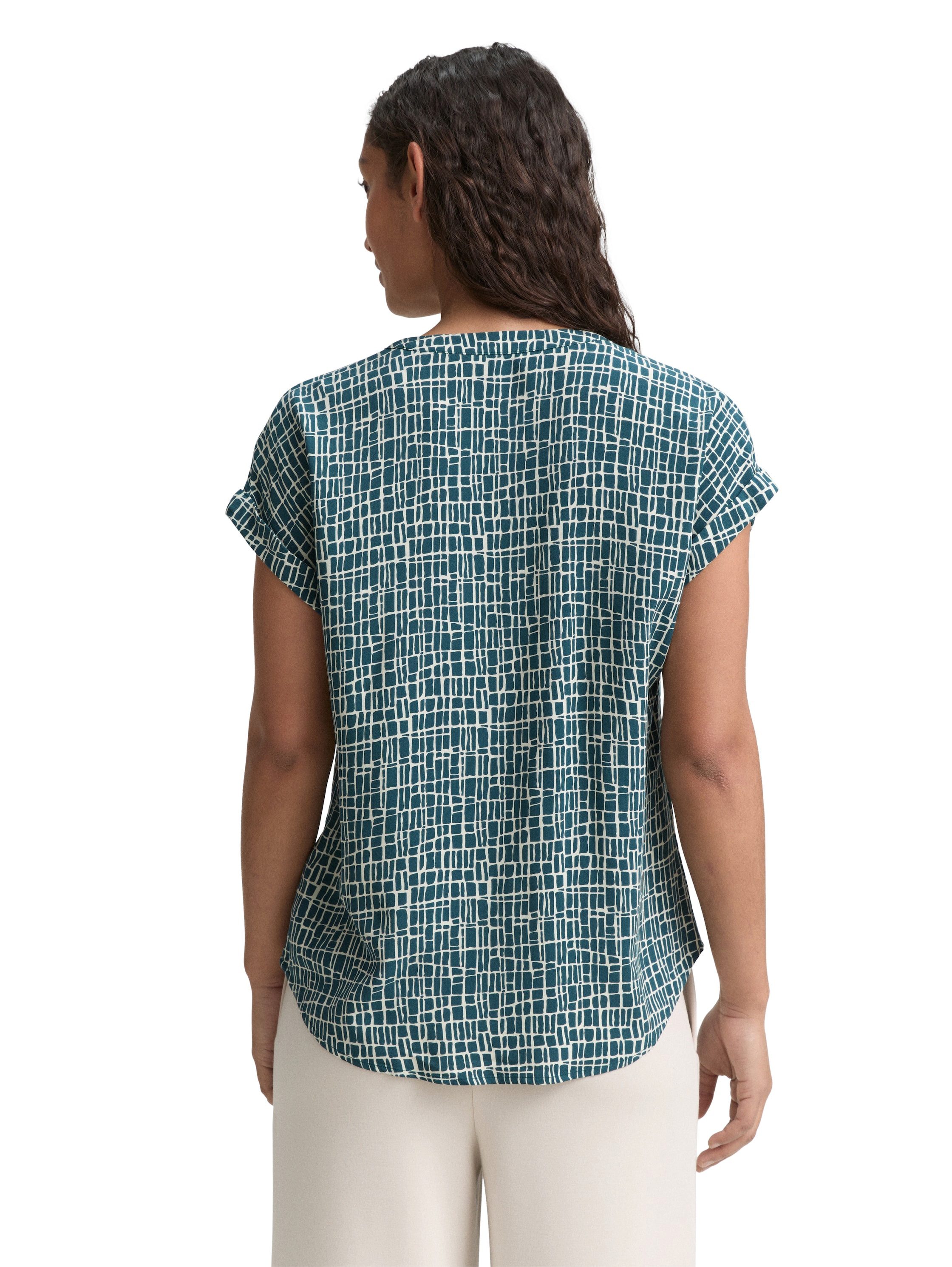TOM TAILOR Kurzarmbluse im Loose Fit günstig online kaufen