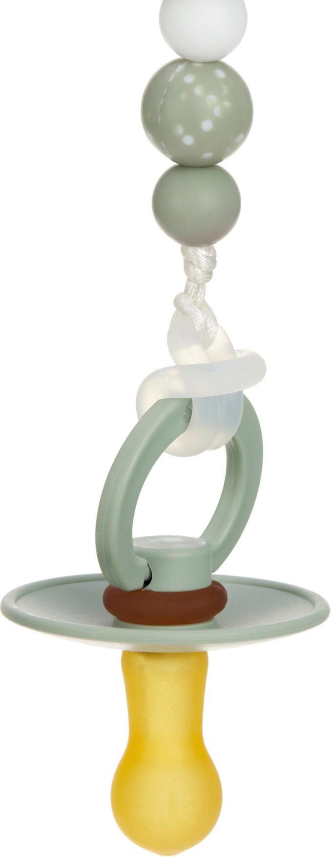 LÄSSIG Schnullerbefestigung Little Universe, star olive