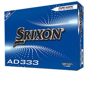 Srixon Golfball AD333 Golfball, Pure White I 12 Bälle/ 1 Dz. Weiß