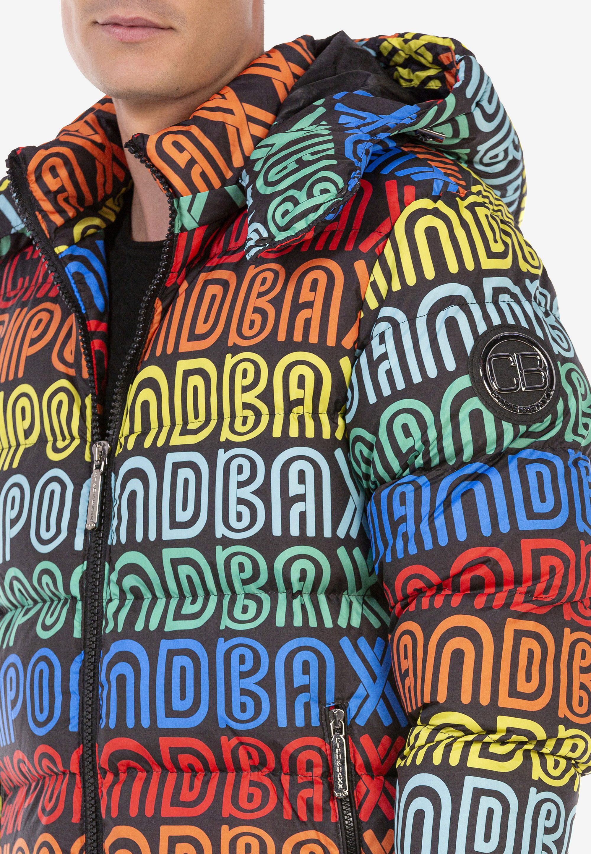 Cipo & Baxx Winterjacke Winterjacke mit sylischem Schriftzug