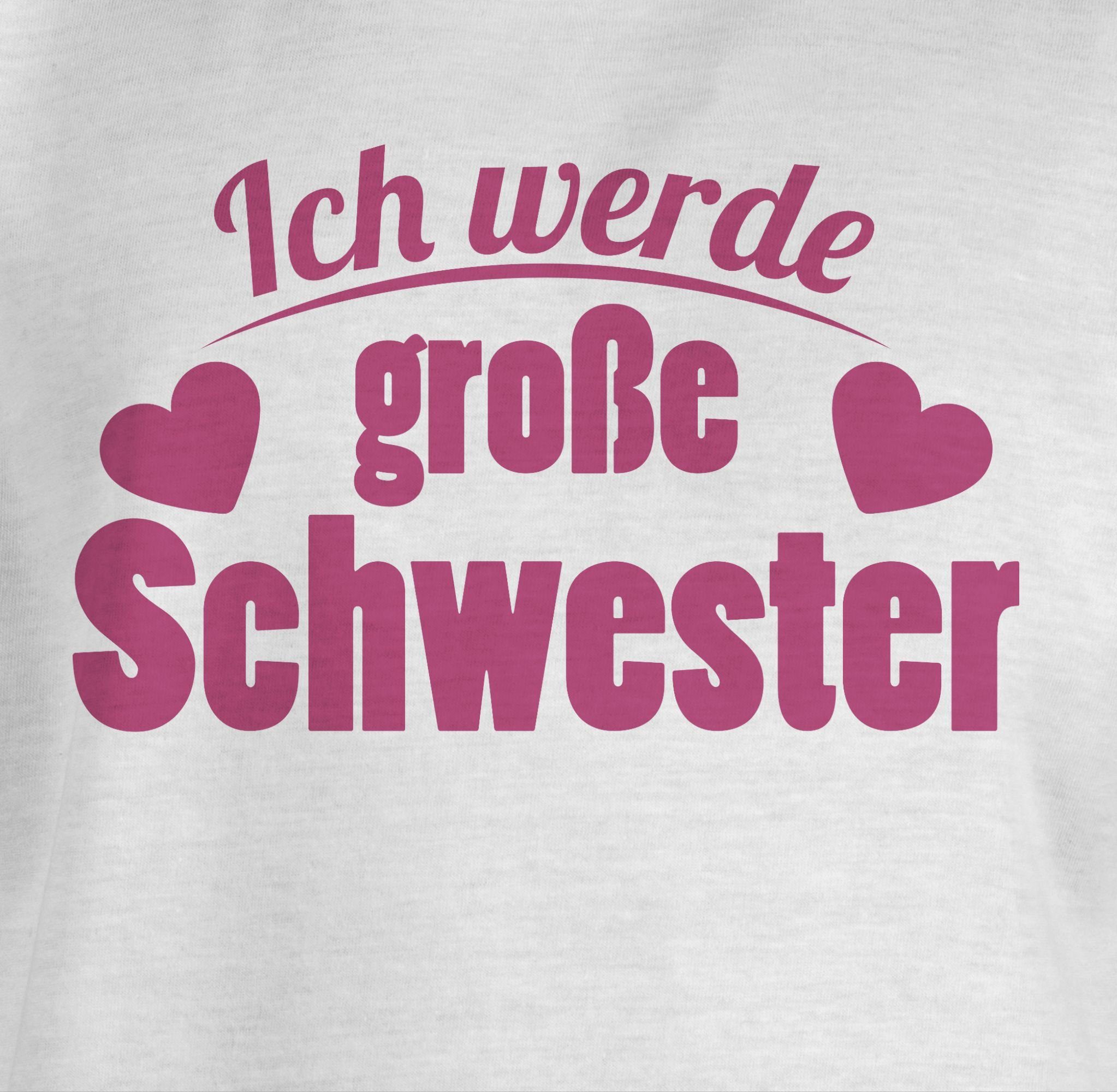 Schwester werde Shirtracer Ich Weiß große T-Shirt Schwester 2 Große