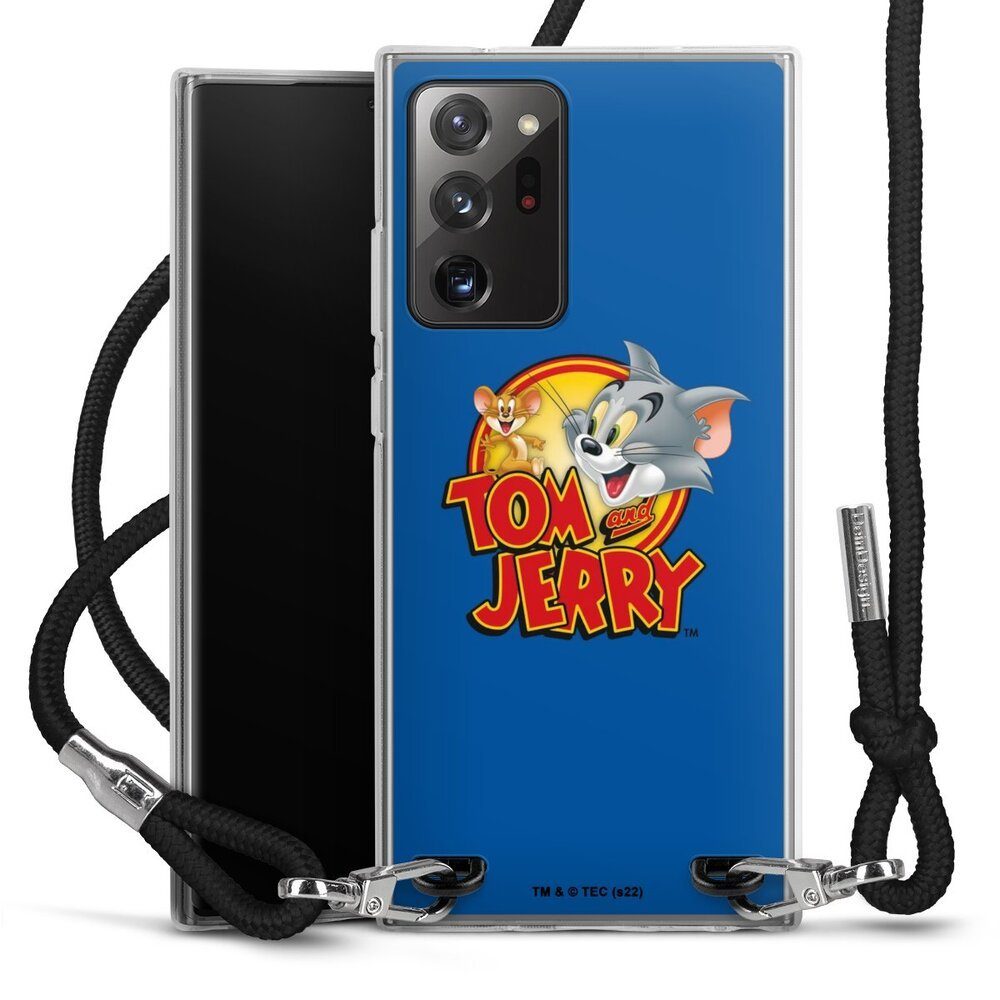 DeinDesign Handyhülle Tom und Jerry Animation Film Tom&Jerry Logo, Samsung Galaxy Note 20 Ultra 5G Handykette Hülle mit Band