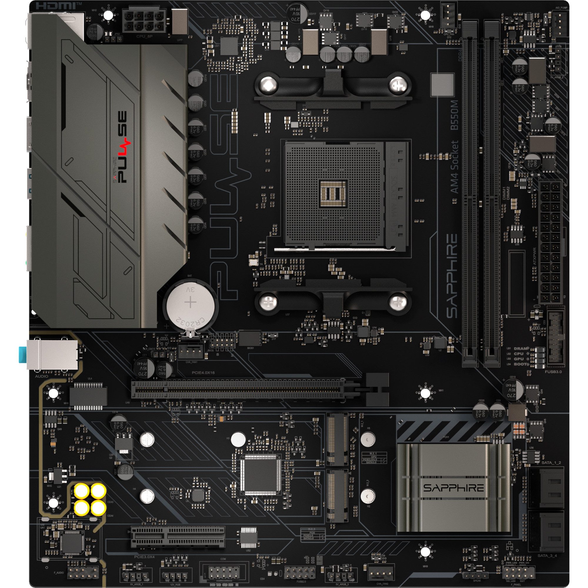 Sapphire SAPPHIRE PULSE B550M, Mainboard Mainboard