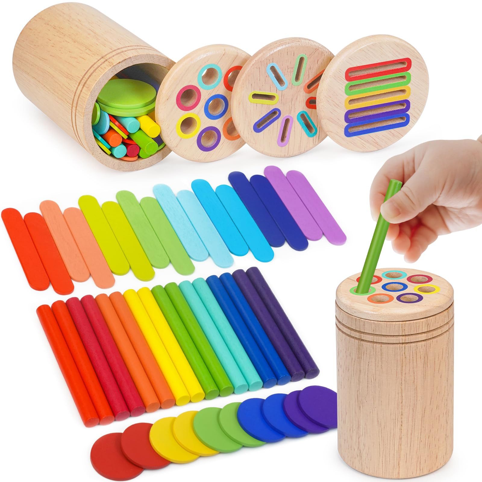 CLTYQ Lernspielzeug Montessori Spielzeug ab 1 günstig online kaufen
