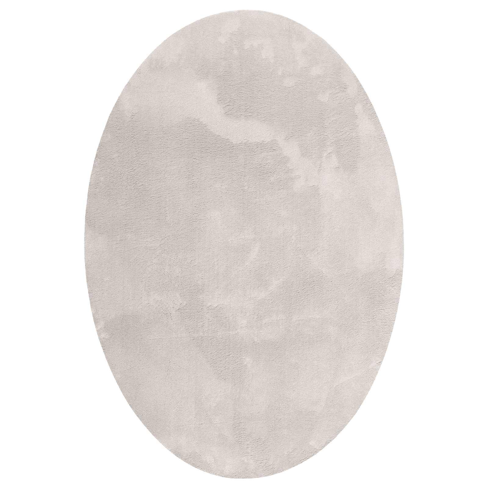 vidaXL Teppich Teppich HUARTE Sand 140 x 200 cm 100 % Polyester, Oval