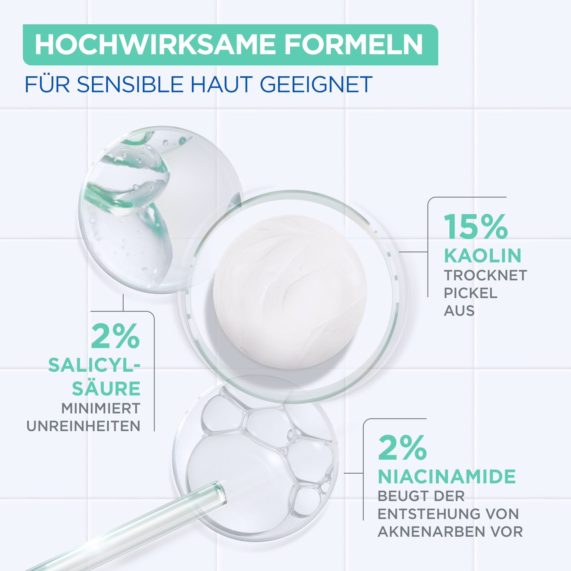 Mixa Gesichts-Reinigungscreme MIXA KONZENTRIERTE ANTI-PICKEL PASTE, mit Niacinamid