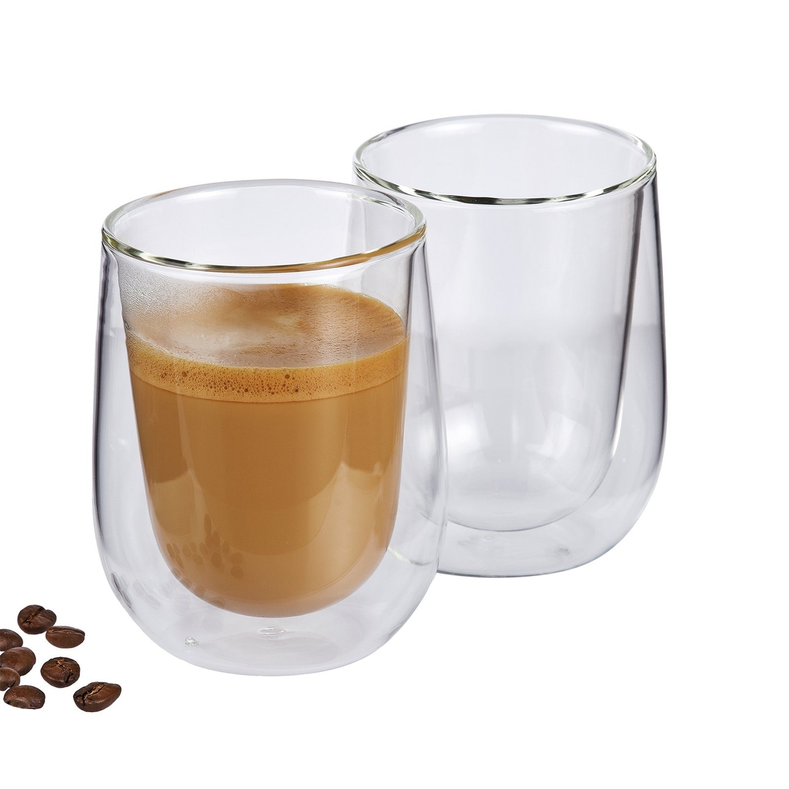 Cilio Thermoglas Milchkaffee-Glas VERONA, 2-tlg., Borosilikatglas. Reduzierter Preis € 22,39. Unverbindliche Preisempfehlung € 25,99