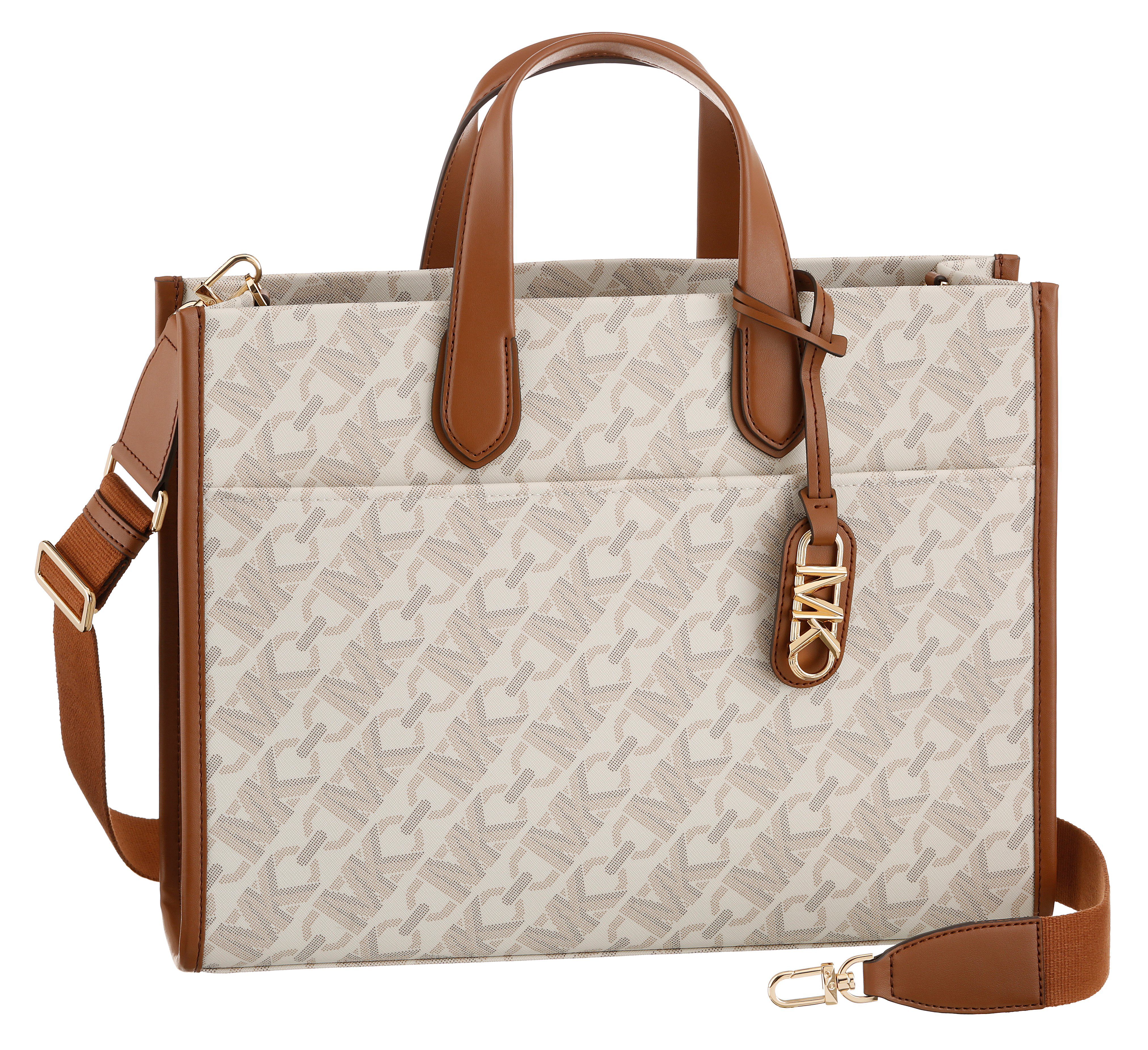 MICHAEL KORS Shopper Gigi Large Empire Signature Logo Tote Bag, mit abnehmbaren Umhängeriemen