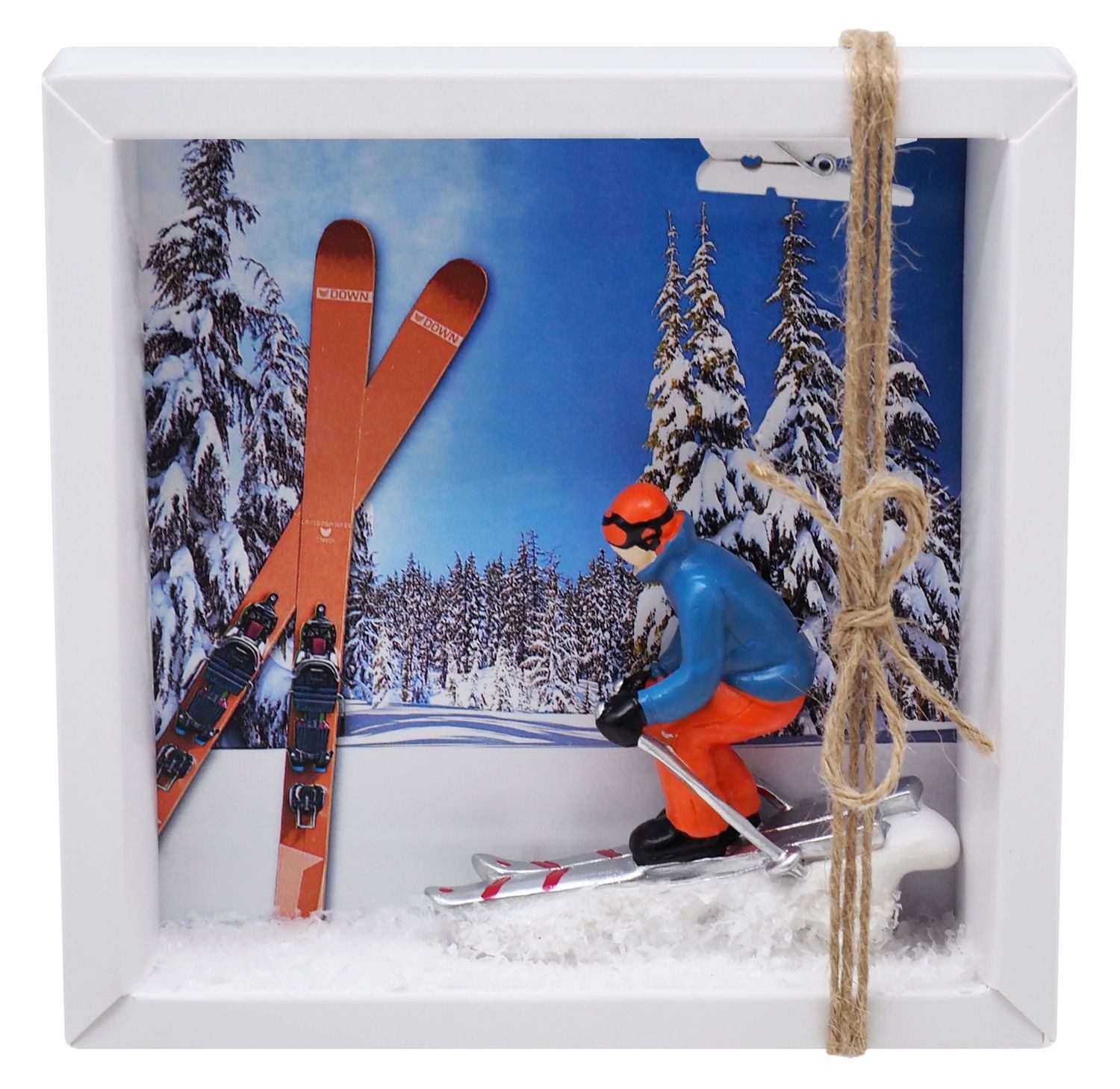 ZauberDeko Geschenkbox Geldgeschenk Ski Fahren