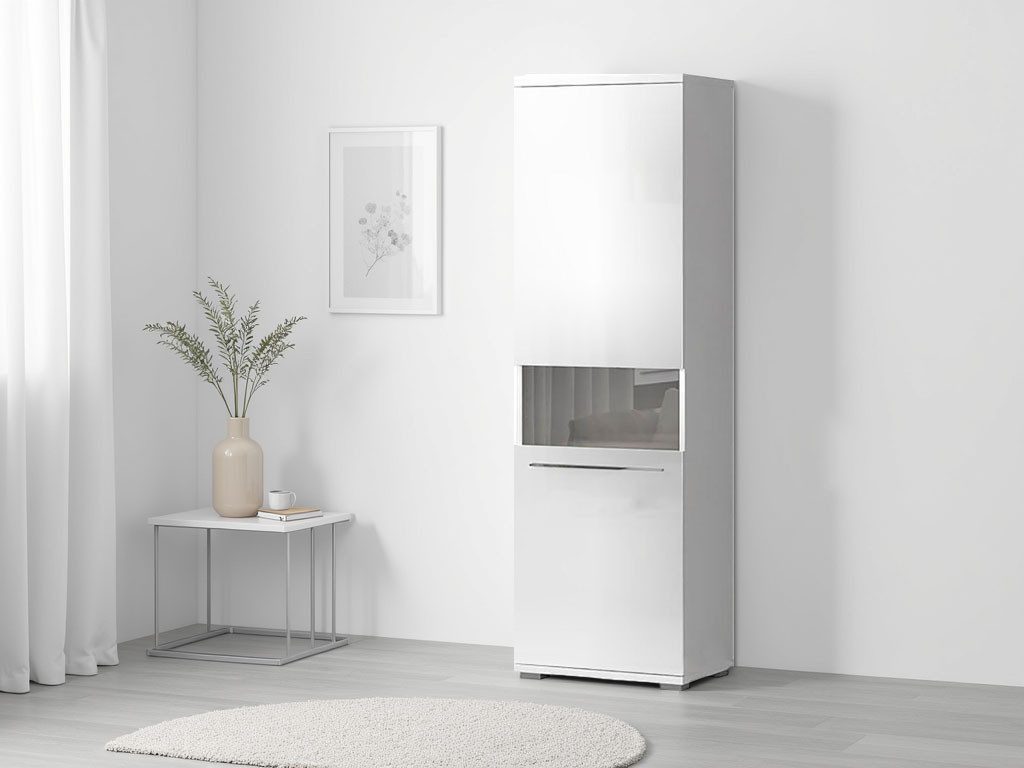 OTTO home Vitrine Piano (H/B/T): 193/60/40,2cm) UV lackiert, Soft-Close Funktion