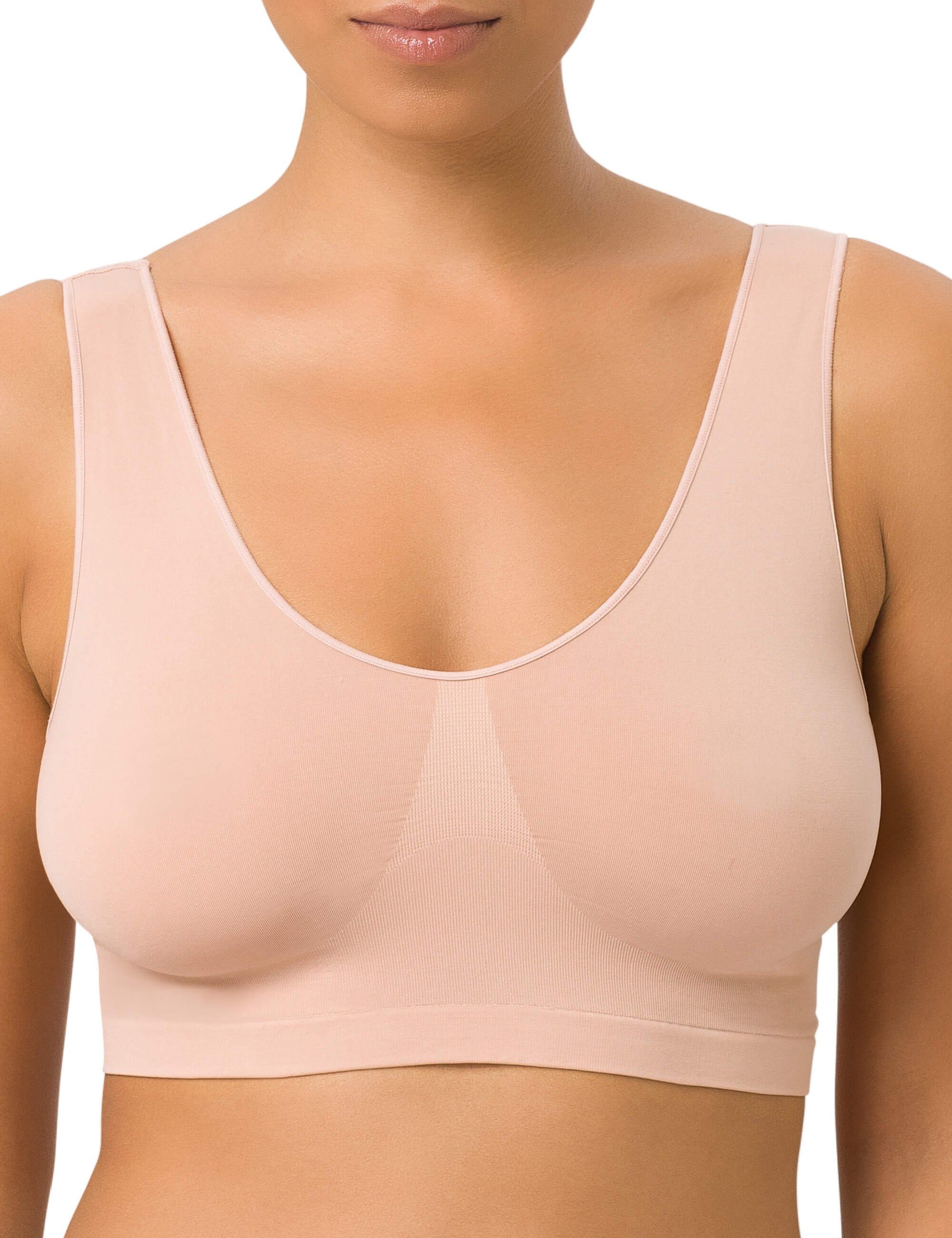 Beedees Bustier Comfee Pure (1, 1-tlg) Bügelloser One-Size-BH