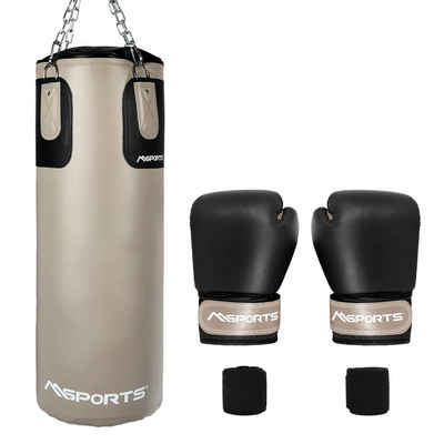 MSports® Boxsack »MSports Boxset Boxsack Set Professional inkl. Boxhandschuh und Tasche - Erwachsene - Weiß«