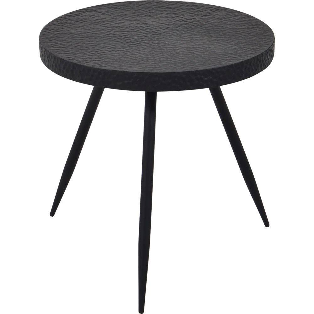Beistelltisch Beistelltisch Nizza schwarz ø45x45cm Metall