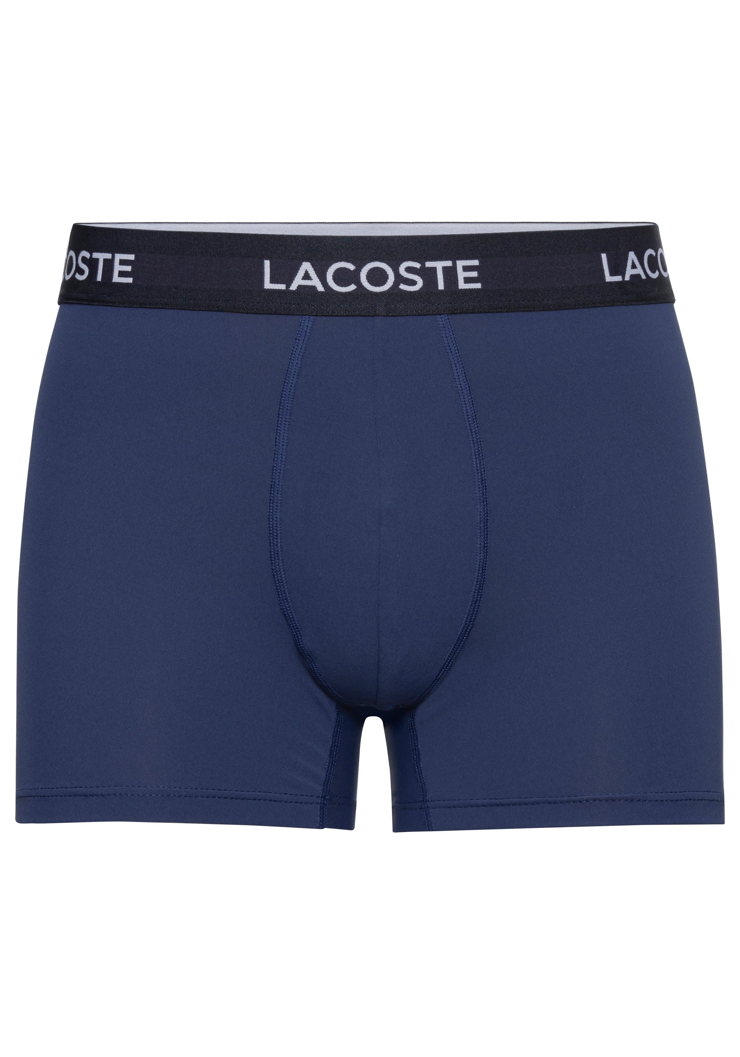 3-St) NAVY Lacoste (Packung, Boxer BLUE/METHYLENE-TROPICAL (VUC)