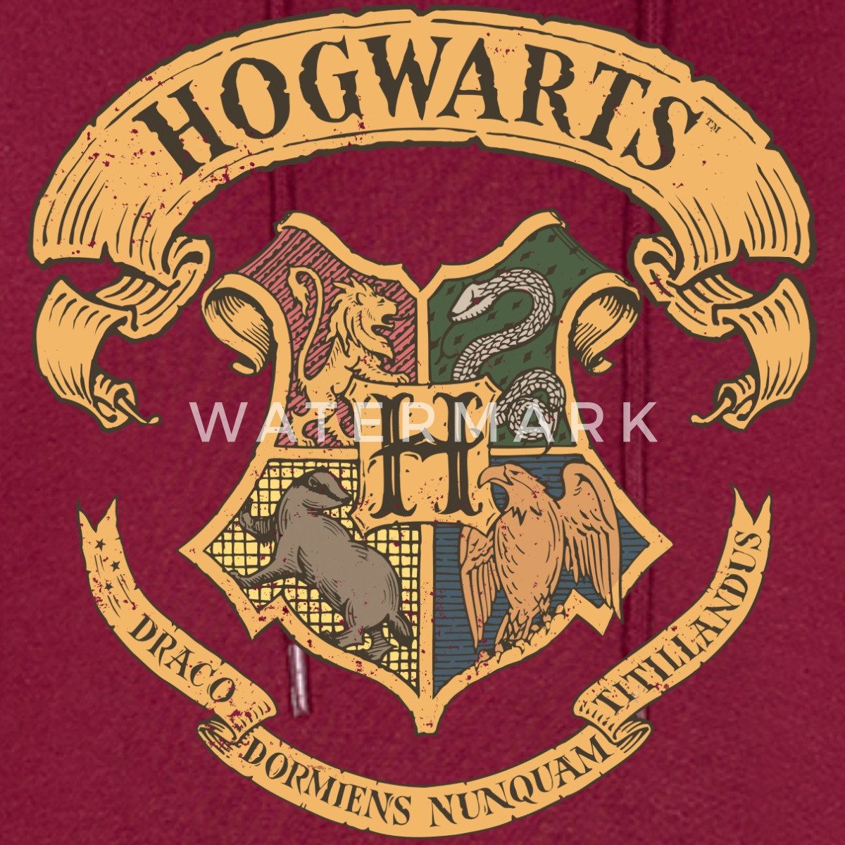 Spreadshirt Hoodie Harry Potter Hogwarts Wappen günstig online kaufen