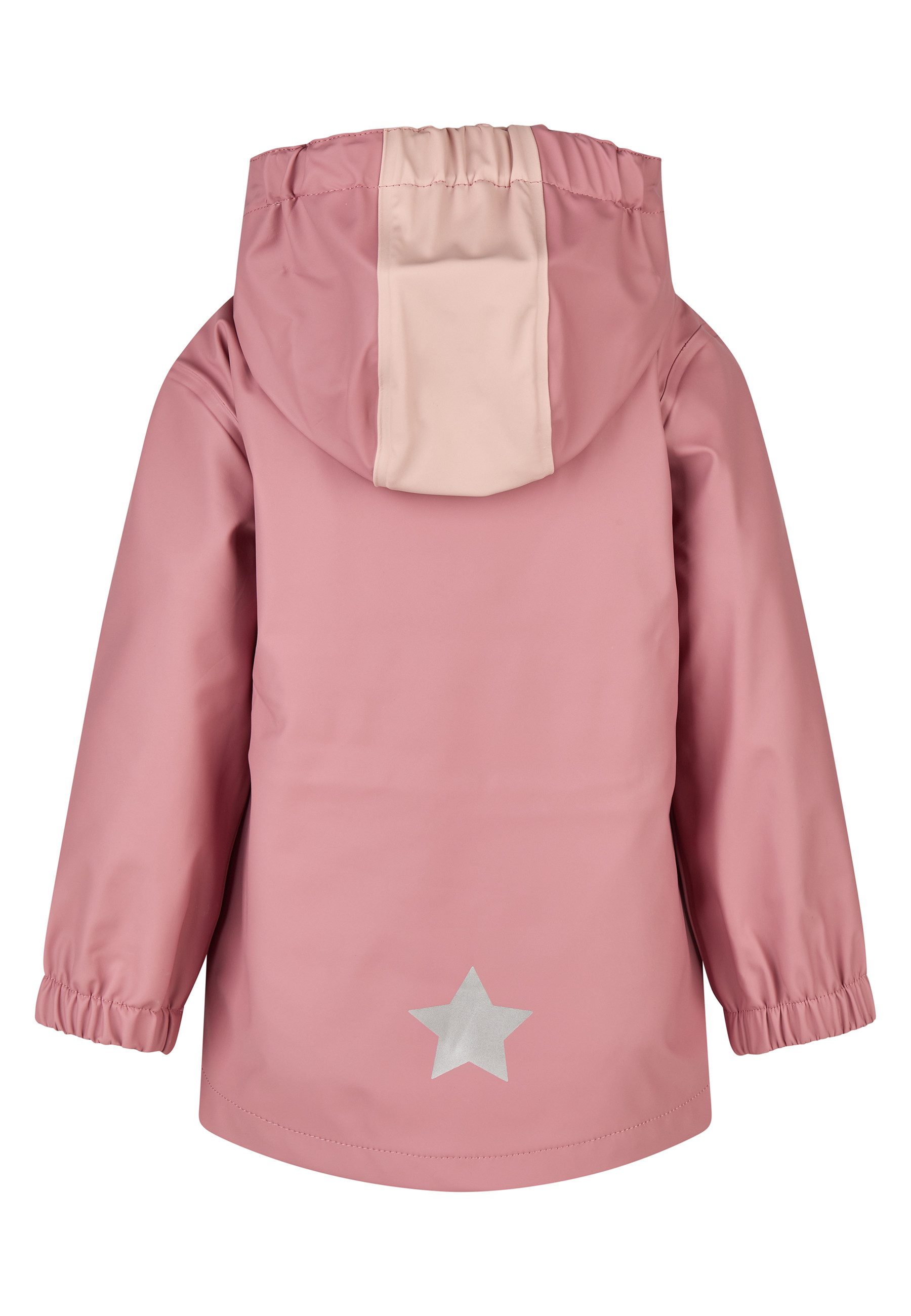 Sterntaler® Regenjacke Regenjacke gefüttert Stern (1-St) Wasserdichte Jacke mit Innenweste und Reflexstern