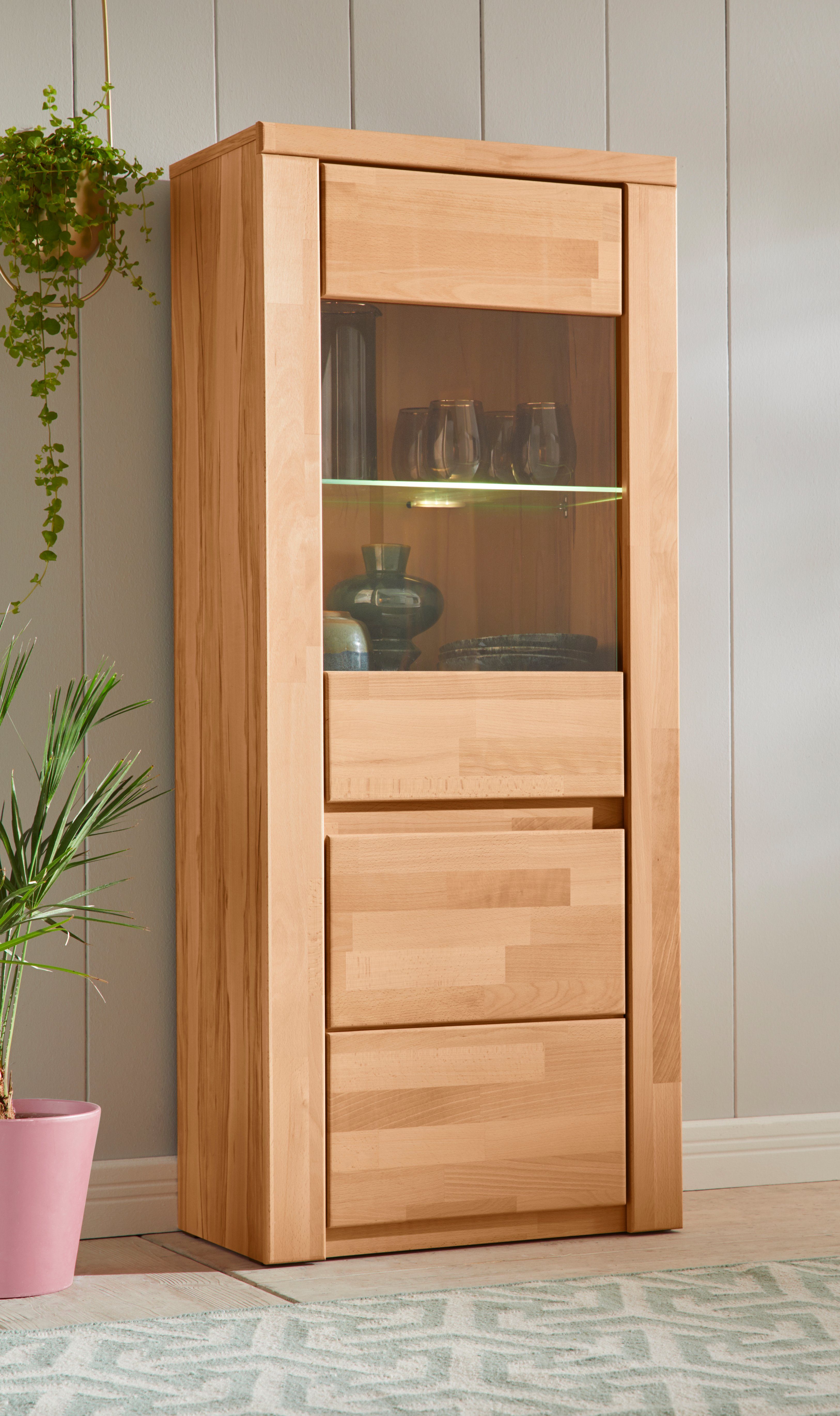 OTTO home Vitrine Burani grifflose Optik – Bild 4 von 5