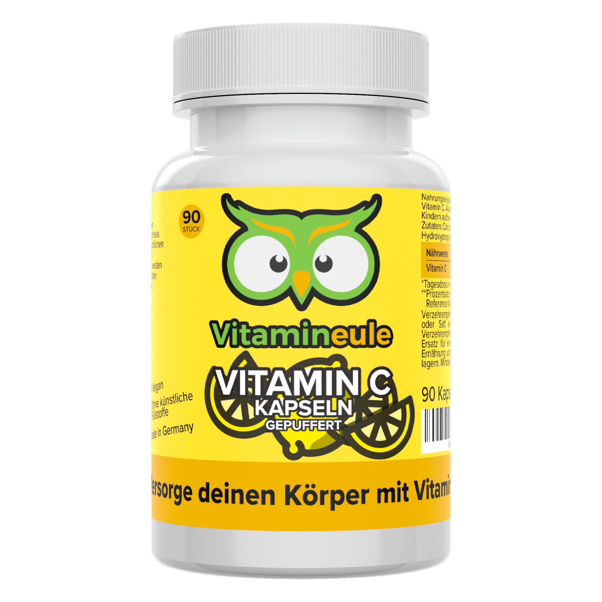 Vitamineule Vitamin C Kapseln - 500 mg Vitamin C - Kapsel