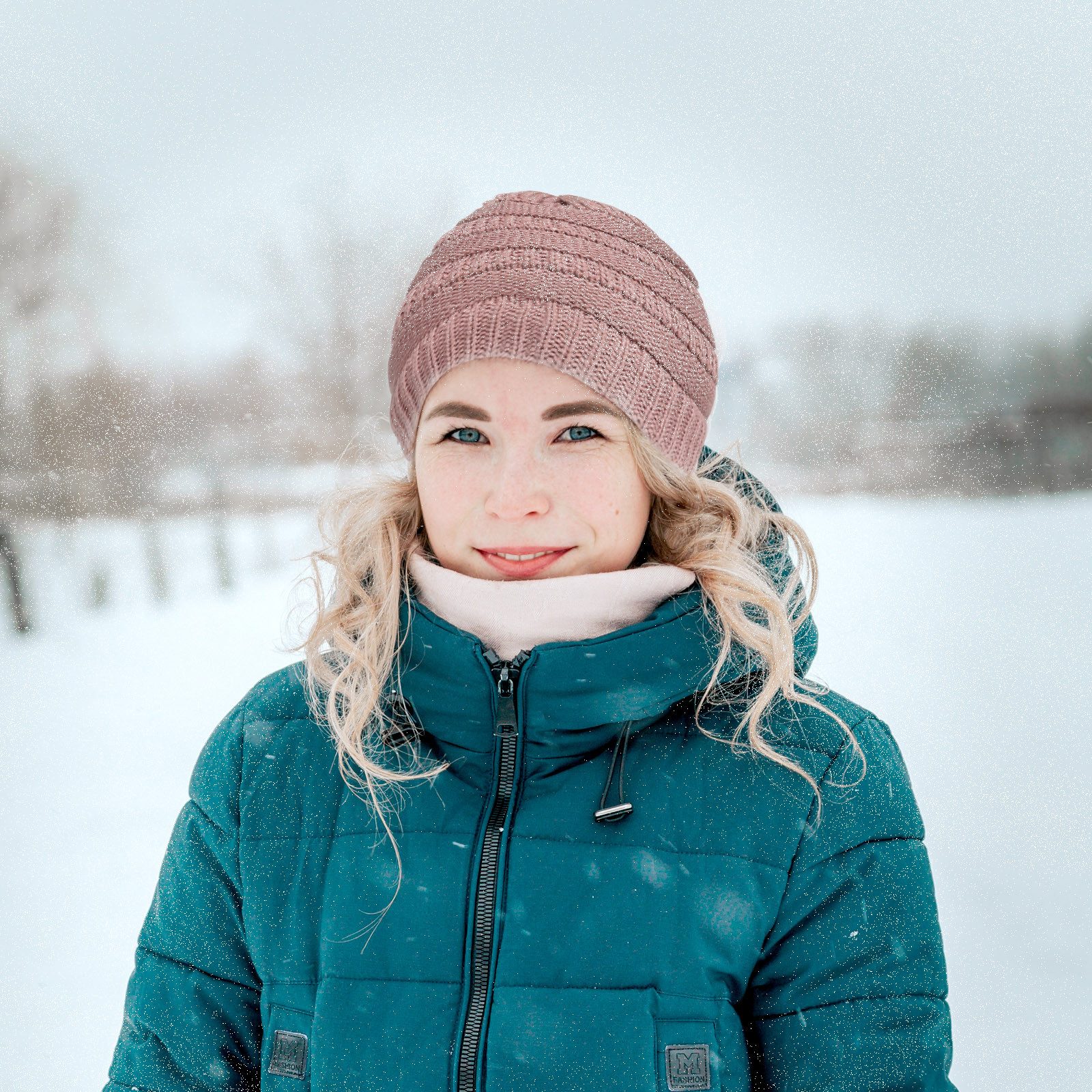 TAN.TOMI Strickmütze Beanie Damen Warm Federnd, Mütze Damen Herbst Winter (Strickmützen Mit Fleece Gefüttert) Wollmütze Damen Geeignet für Schule, Arbeit, Skifahren, Camping