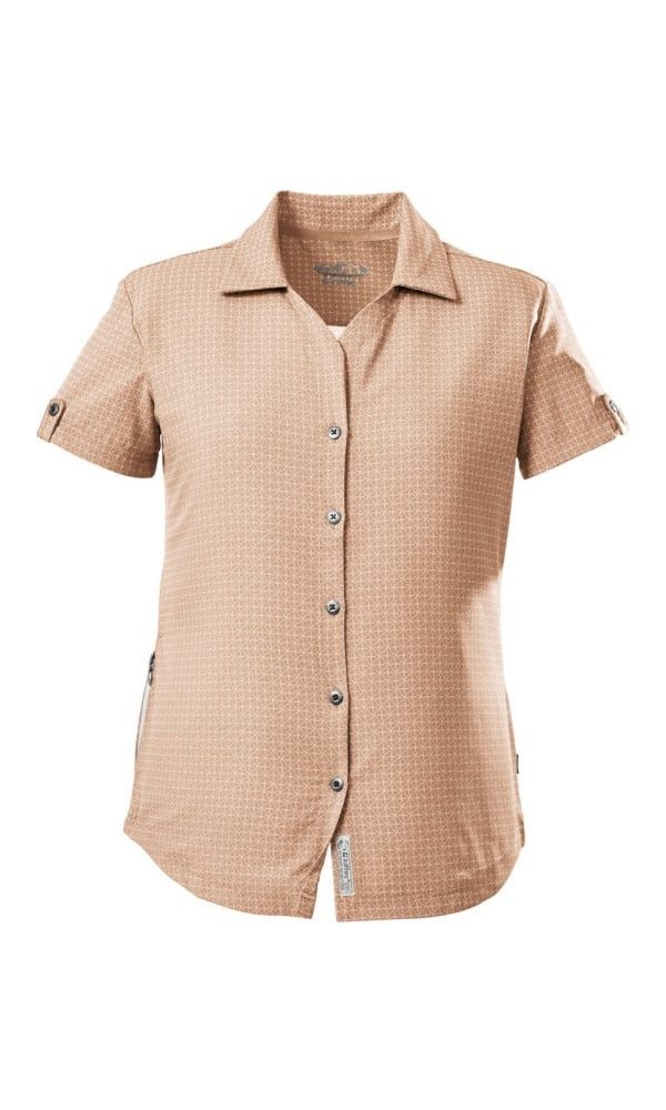 Killtec Outdoorbluse Kurzarm KOS 77 (4-Wege-Stretch, schnelltrocknend) orange Damen