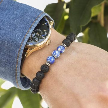 Kim Johanson Armband Chakra Yoga Armschmuck, mit Jaspi Perlen