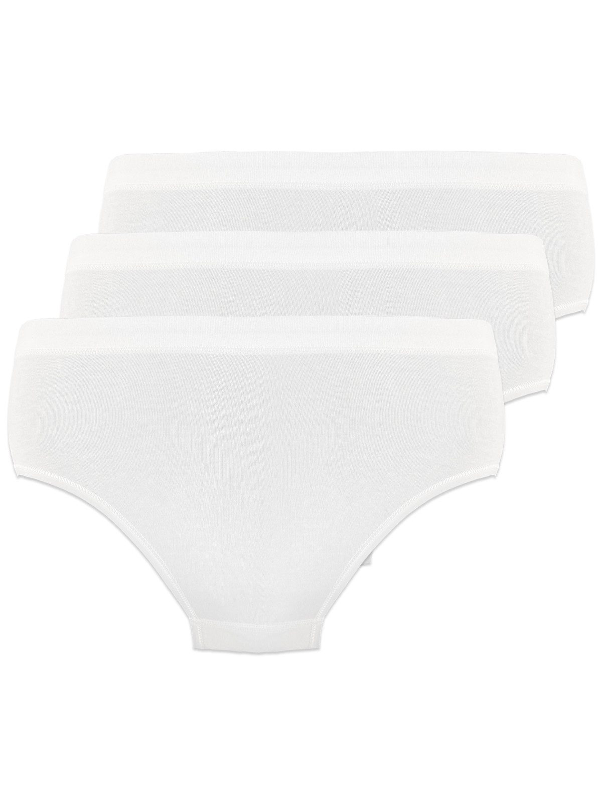 Hüftslip 3er Pack Damen Midislip Poesie