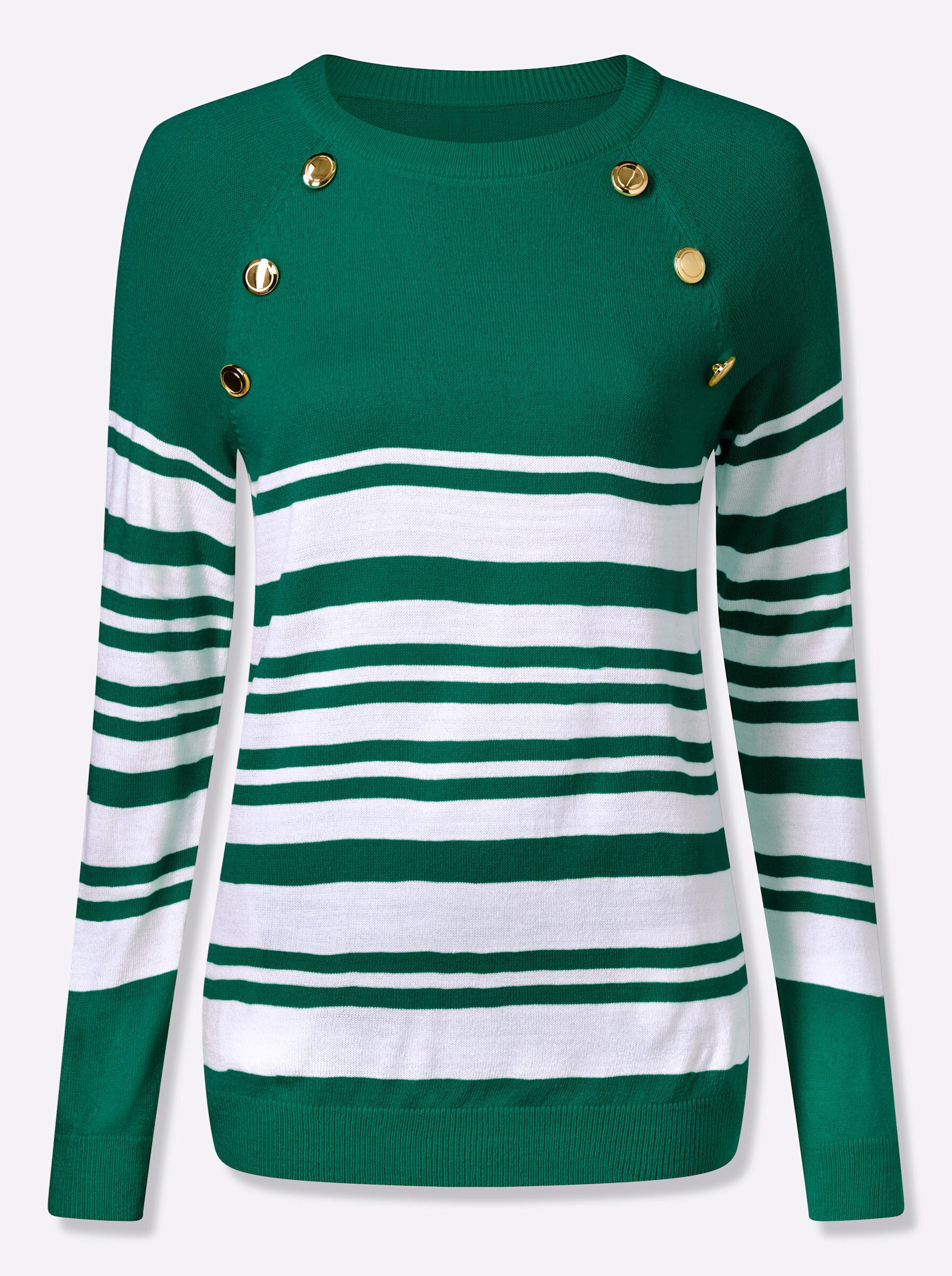 Sieh an! Strickpullover Langarm-Pullover . günstig online kaufen