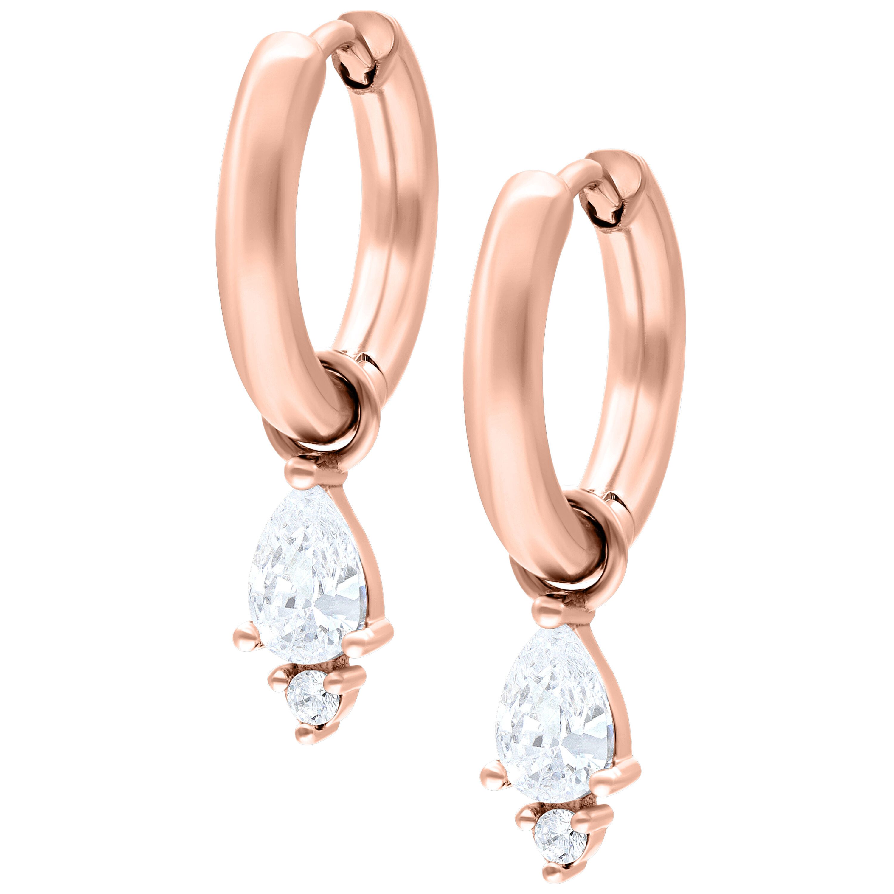 Paar Ohrhänger Little Tear Hoops