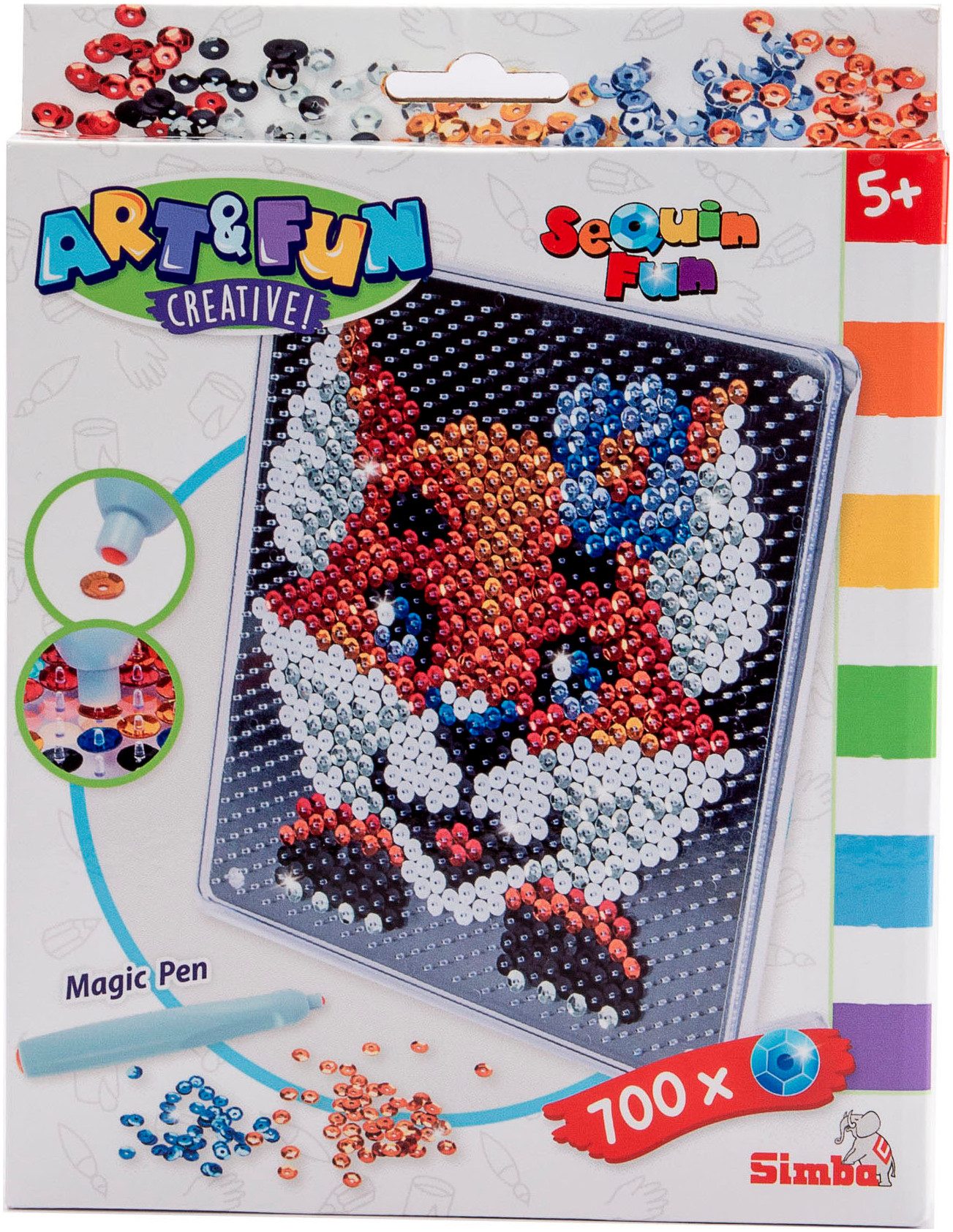 SIMBA Kreativset Art&Fun, Sequin Fuchs