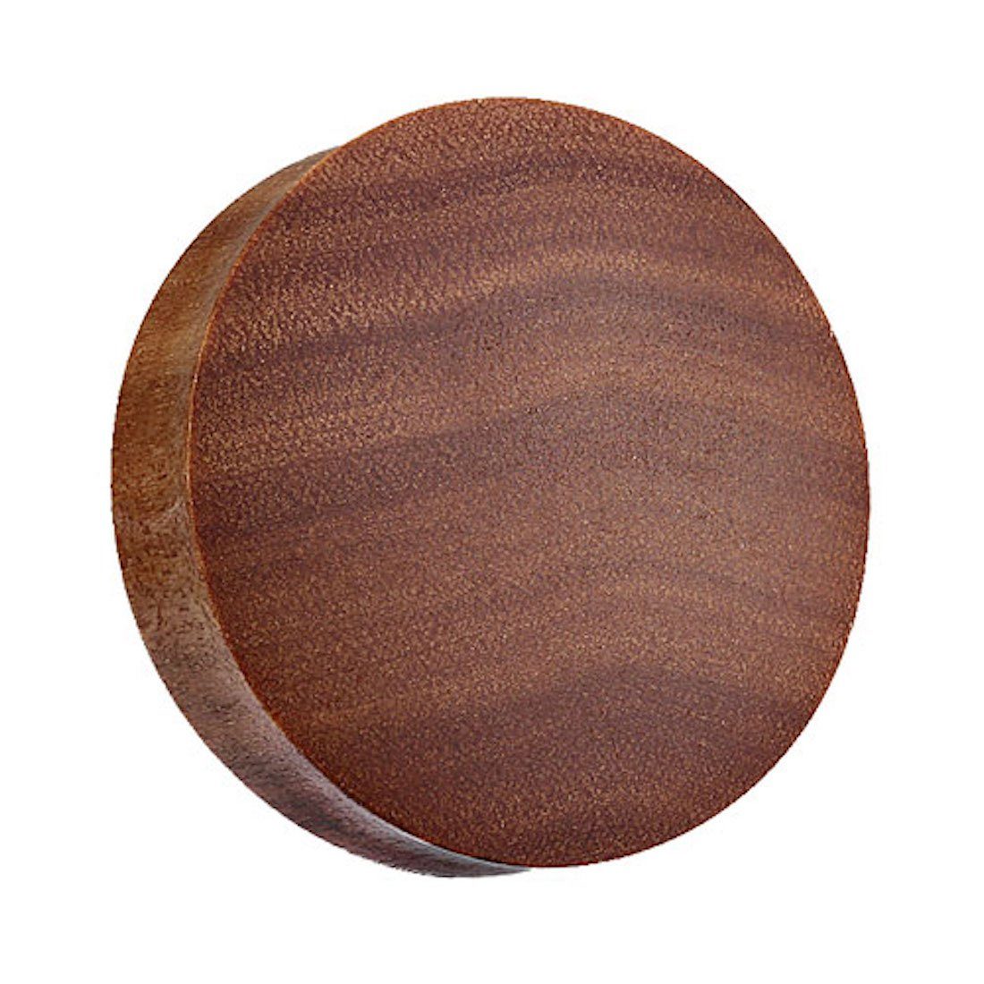 Tunnels / Plugs En Bois Double évasés - Diamètres 8 à 22mm - Couleurs Brun, Noir, Beige - Pour Lobes