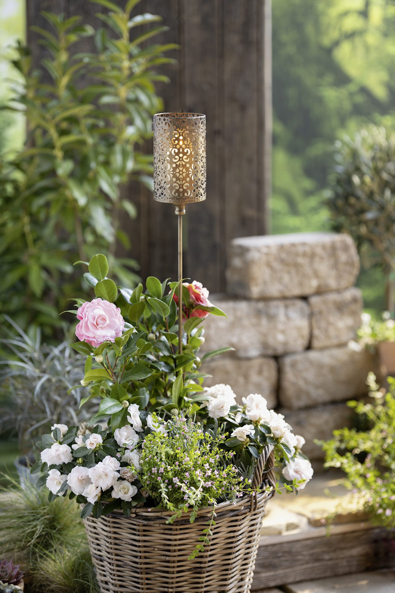 Frank Flechtwaren Gartenstecker Gartenstecker Ornament günstig online kaufen