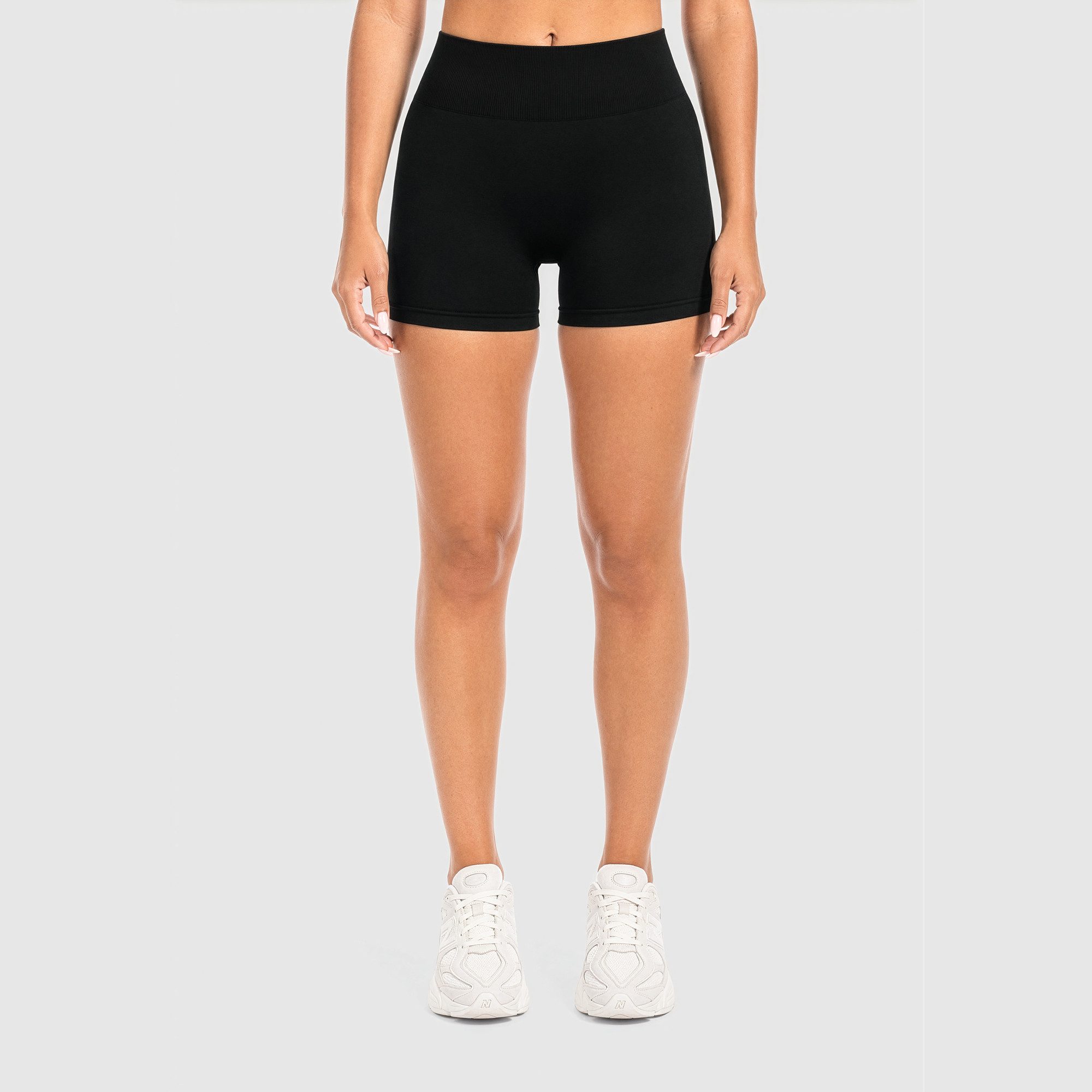 Smilodox Shorts Priska Gymshorts Damen, Shaped Fit, Seamless Radlerhose, Squatproof Scrunch, schweißabweisend, Funktionsmaterial, feminin, Komfort